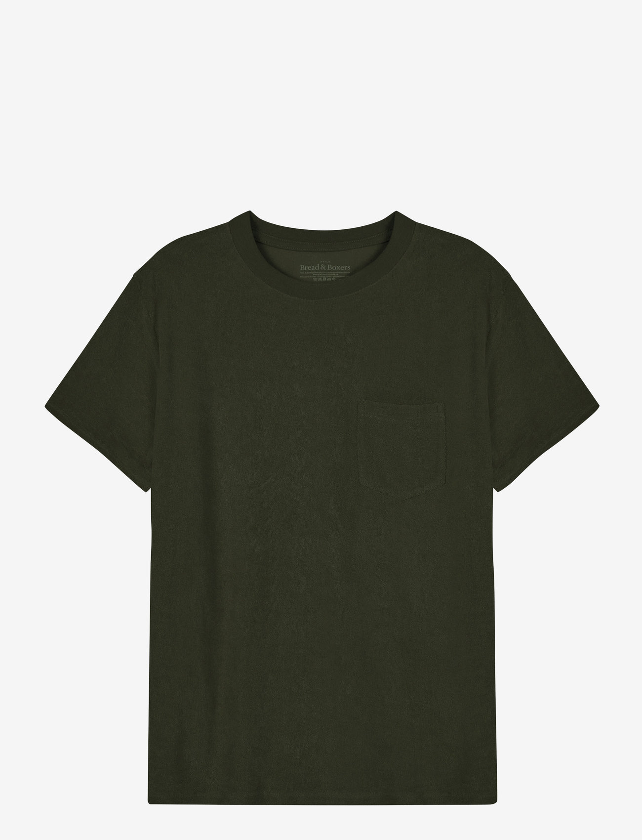 Bread & Boxers - Terry Tee - kortærmede t-shirts - army green - 1