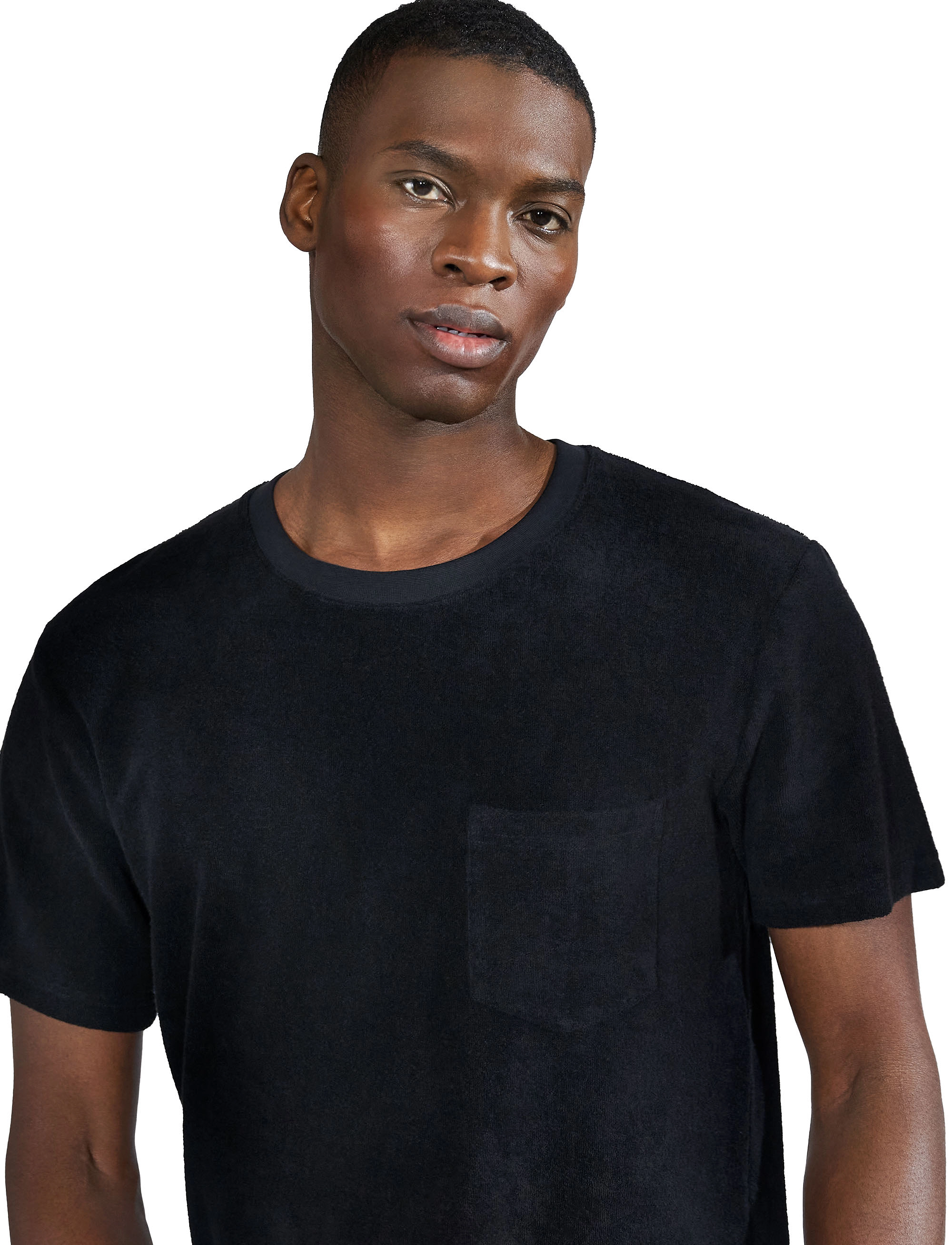 Bread & Boxers - Terry Tee - short-sleeved t-shirts - black - 3
