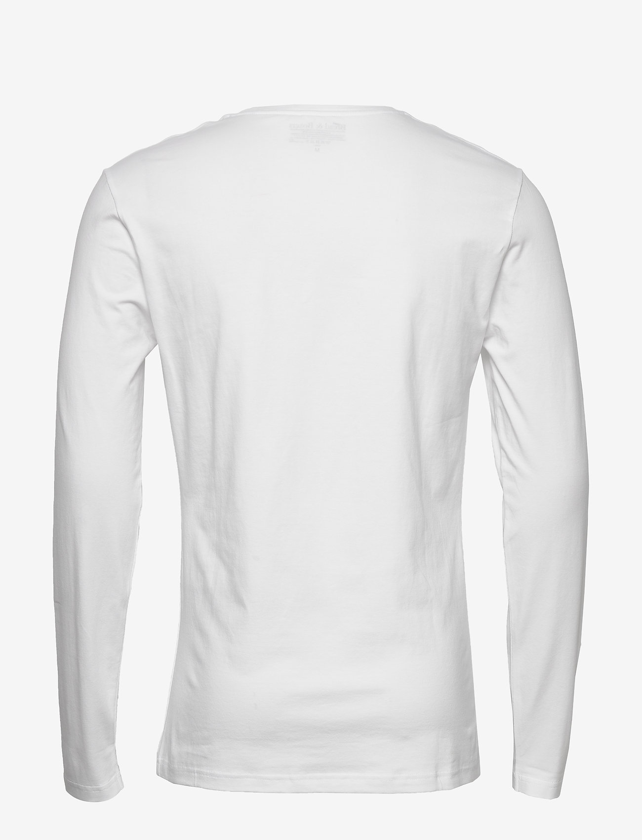 Bread & Boxers - Long sleeve Slim - t-shirts - white - 2