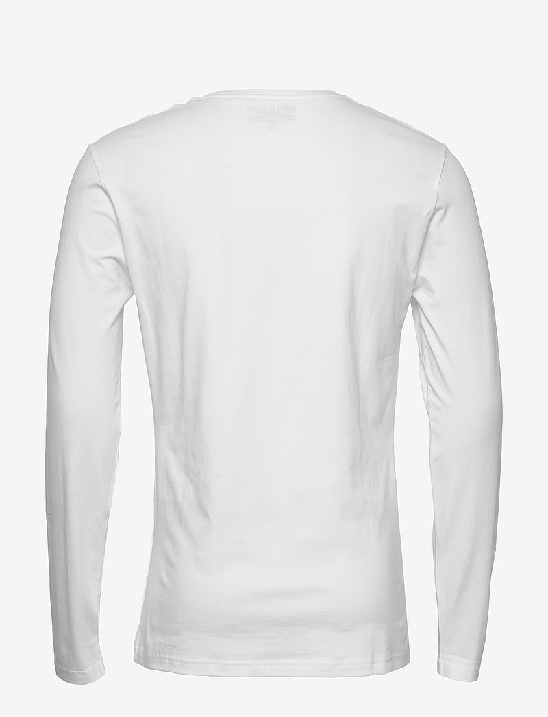 Bread & Boxers - Long sleeve Slim - t-shirts - white - 2