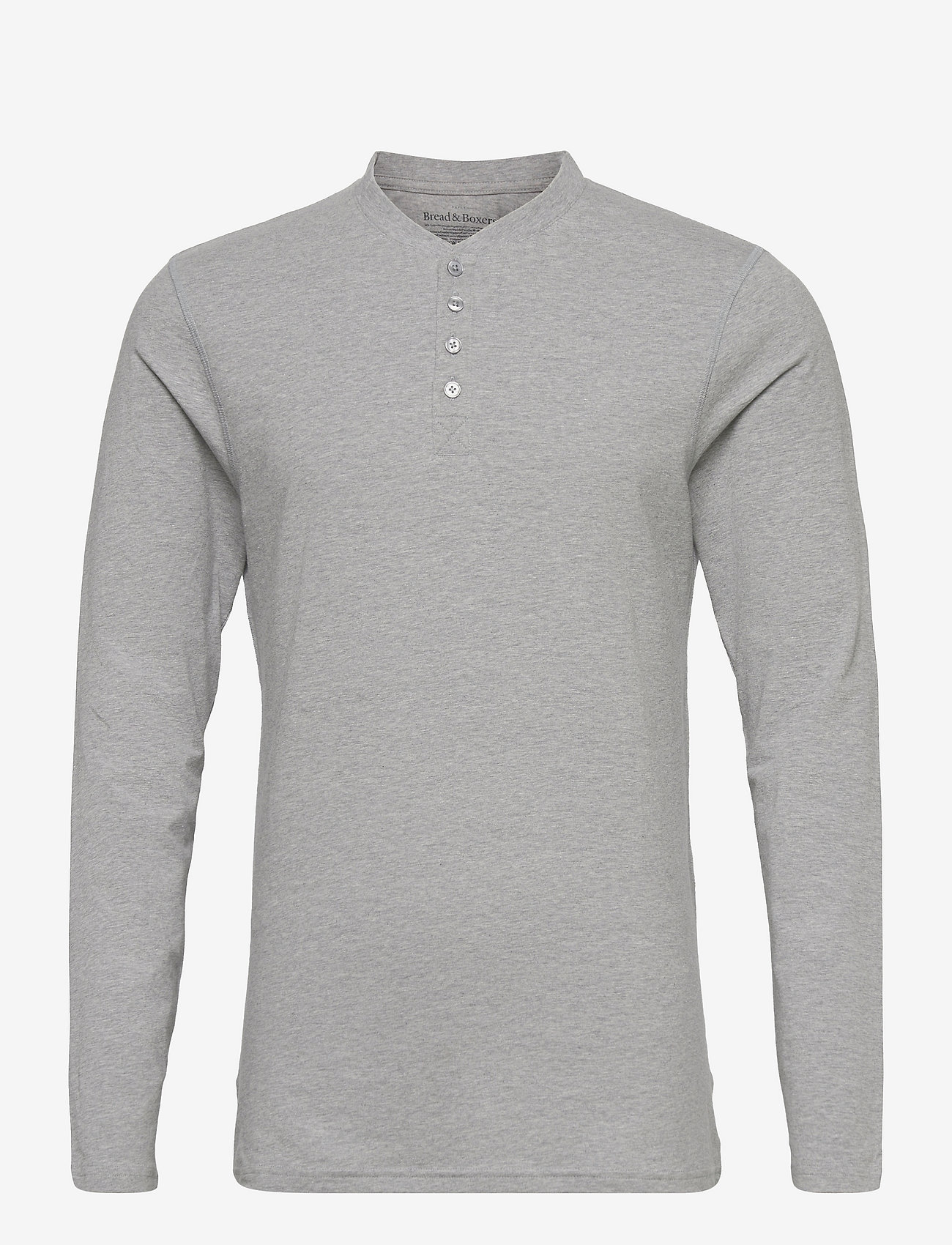Bread & Boxers - Henley - grey mel - 0