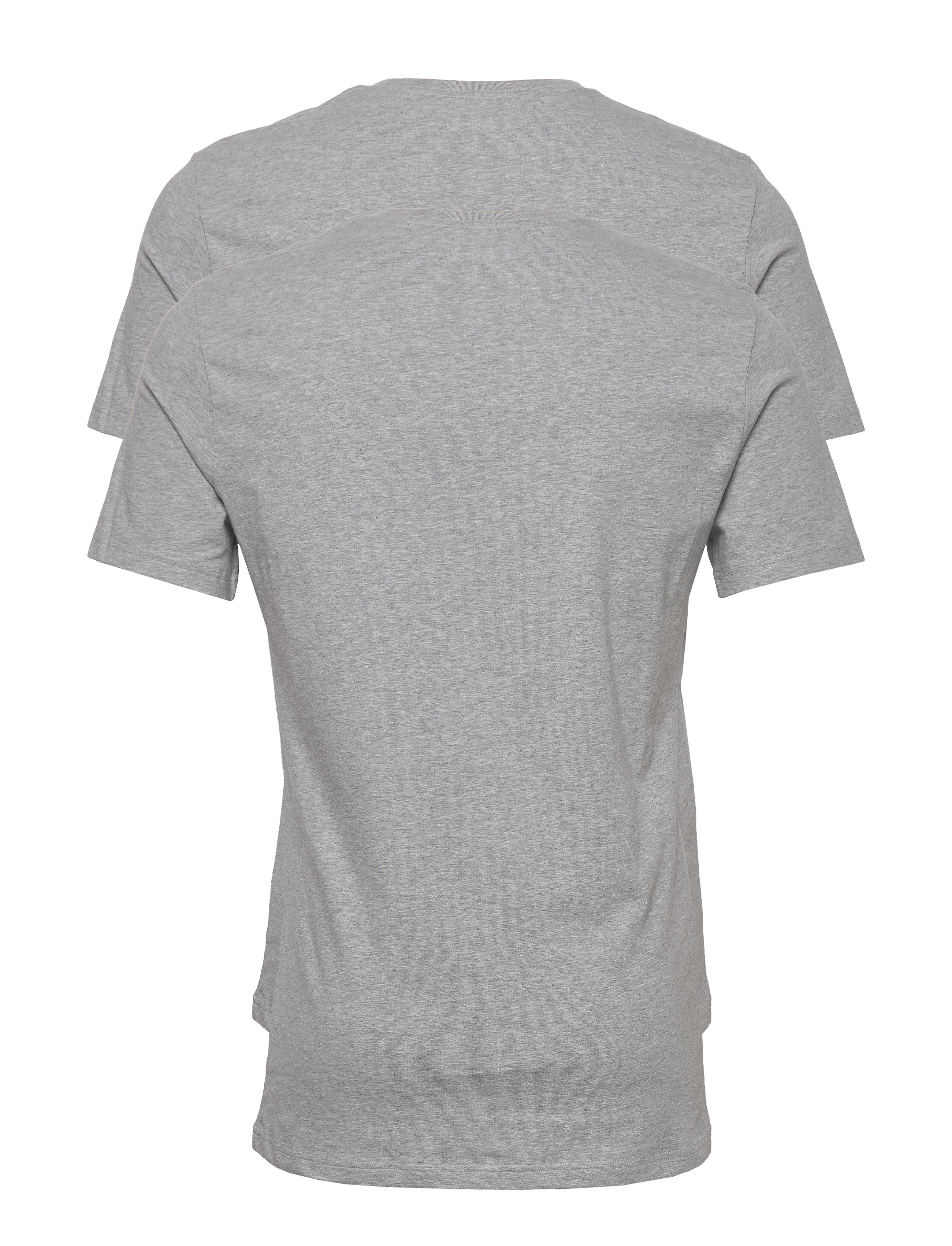 Bread & Boxers - 2-Pack Crew-Neck - t-shirts im multipack - grey melange - 1