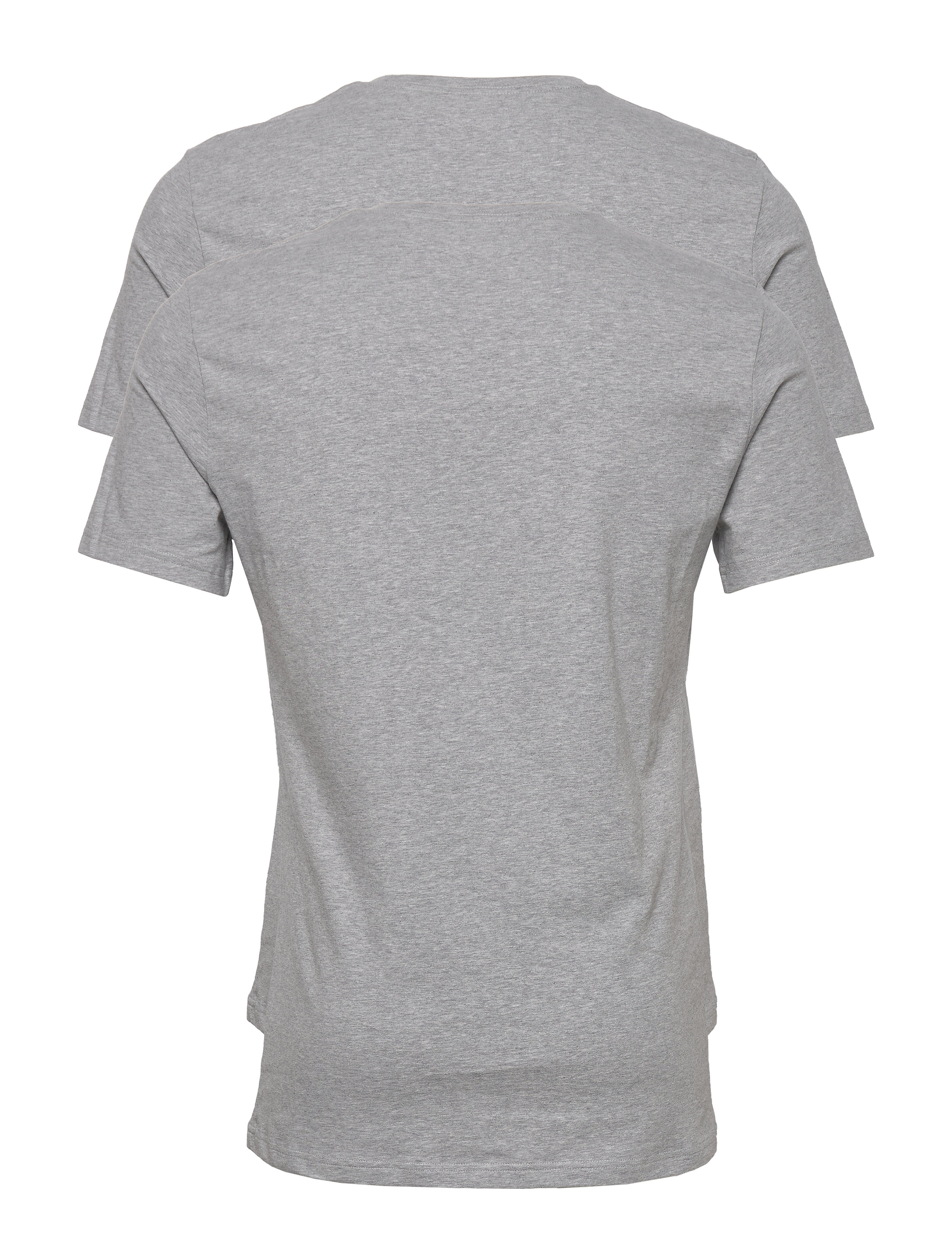 Bread & Boxers - 2-Pack Crew Neck - t-shirts - grey melange - 2