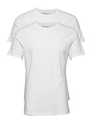 Bread & Boxers - 2-Pack Crew Neck - basic t-shirts - white - 9