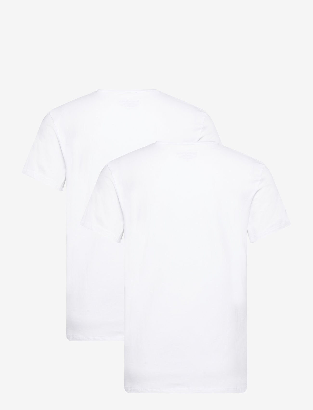 Bread & Boxers - 2-pack V-neck - laveste priser - white - 1
