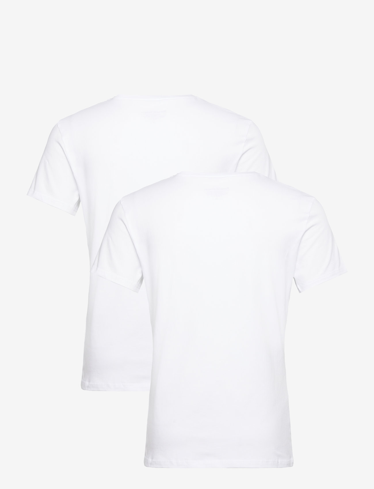 Bread & Boxers - 2-pack V-neck - laveste priser - white - 1