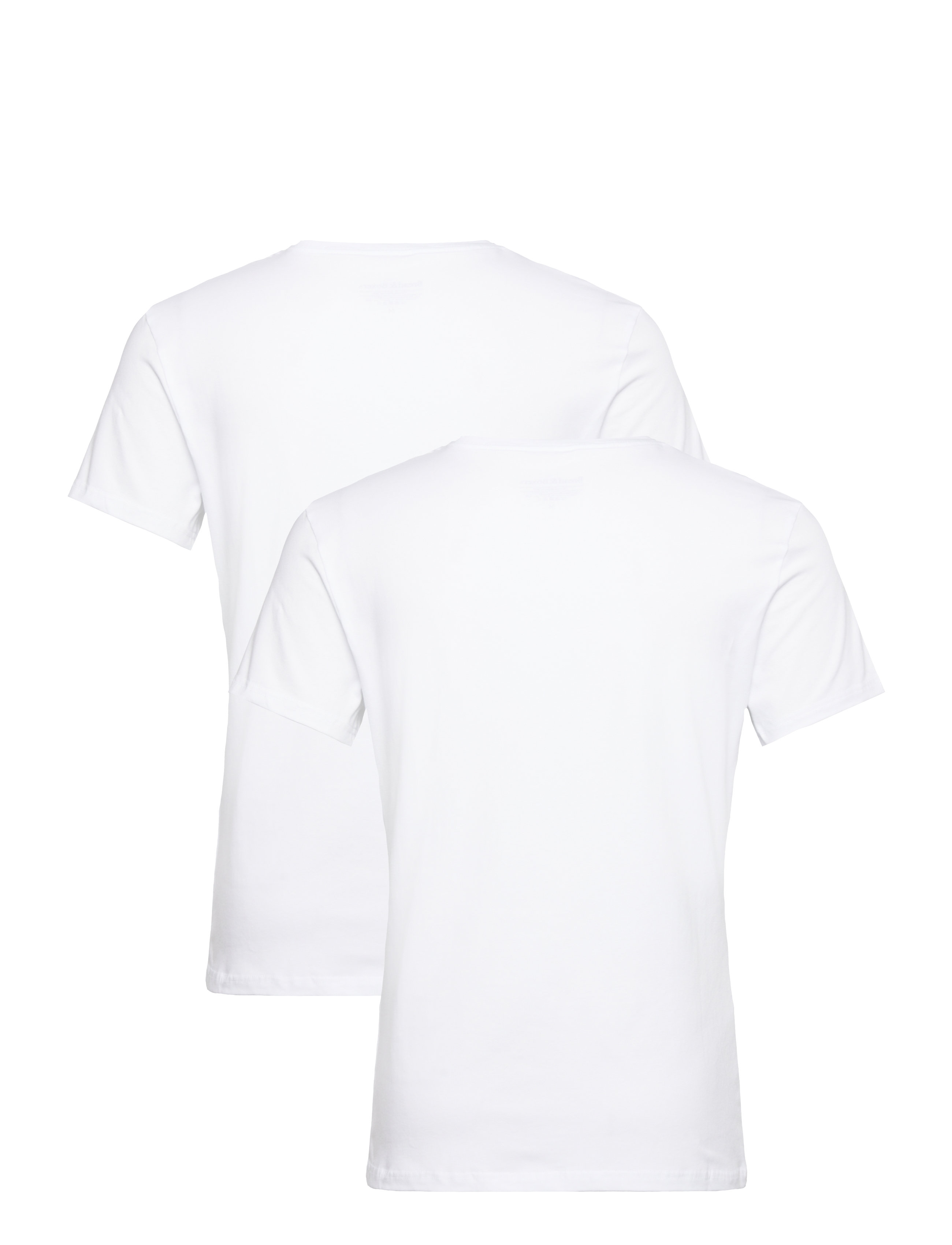 Bread & Boxers - 2-pack V-neck - t-shirts - white - 1