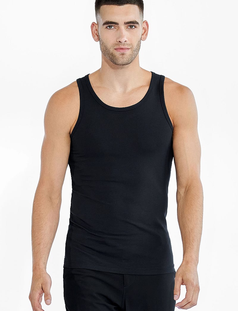 Bread & Boxers - 2-Pack Tank - tank tops - black - 0
