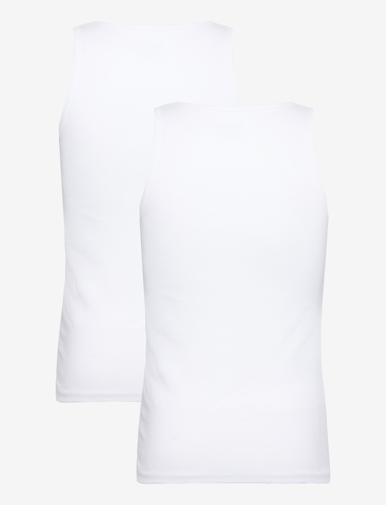 Bread & Boxers - 2-Pack Tank Ribbed - herbstliche kleidung - white - 1