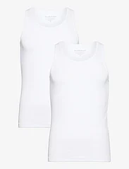 Bread & Boxers - 2-Pack Tank Ribbed - sleeveless shirts - white - 0