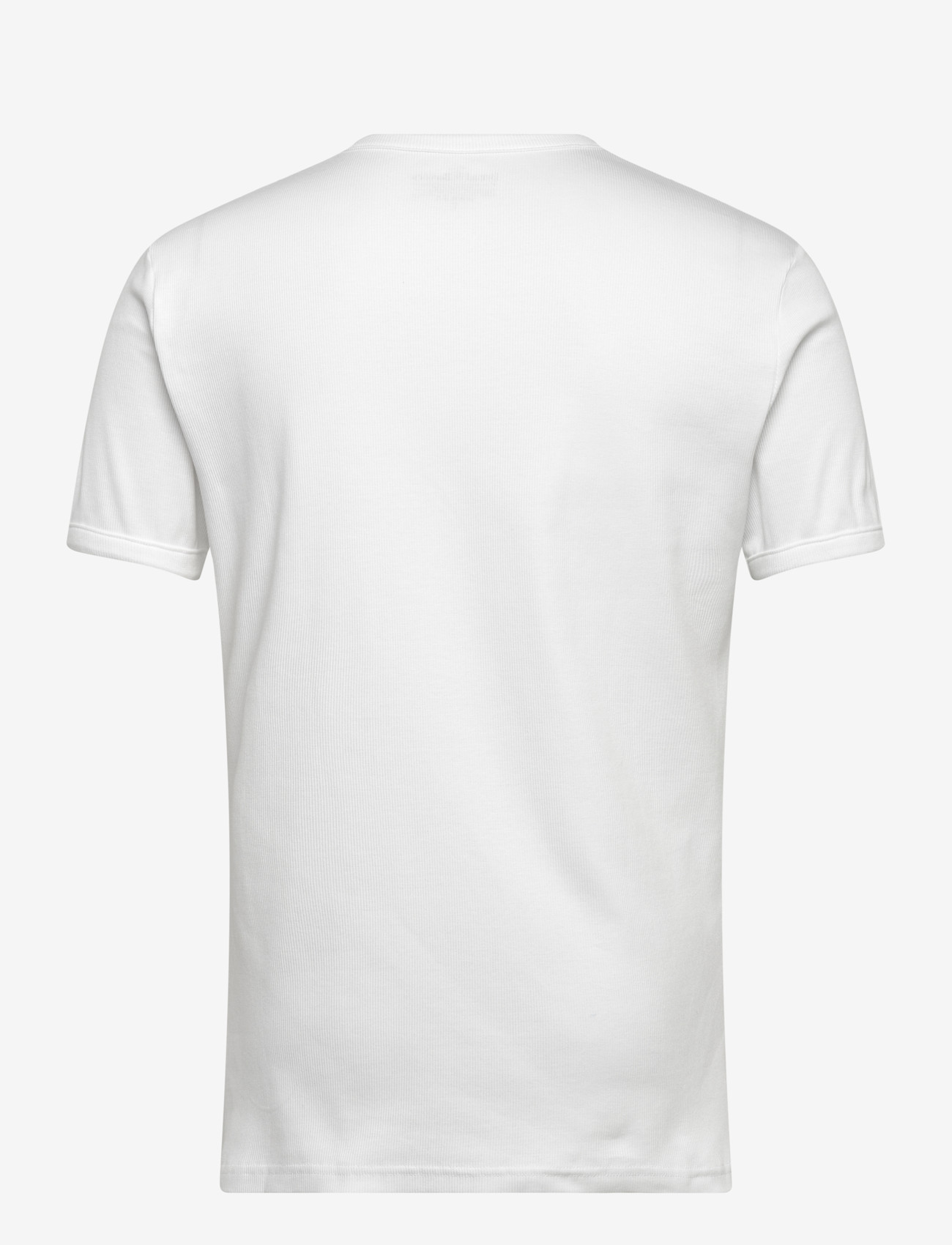 Bread & Boxers - Crew-Neck Ribbed - kurzärmelig - white - 1