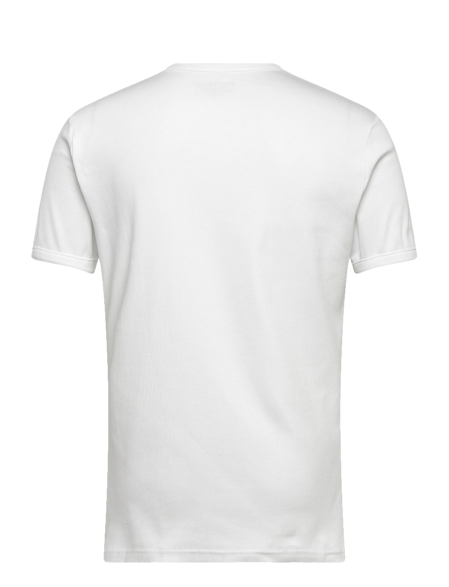Bread & Boxers - Crew-Neck Ribbed - kortärmade t-shirts - white - 2