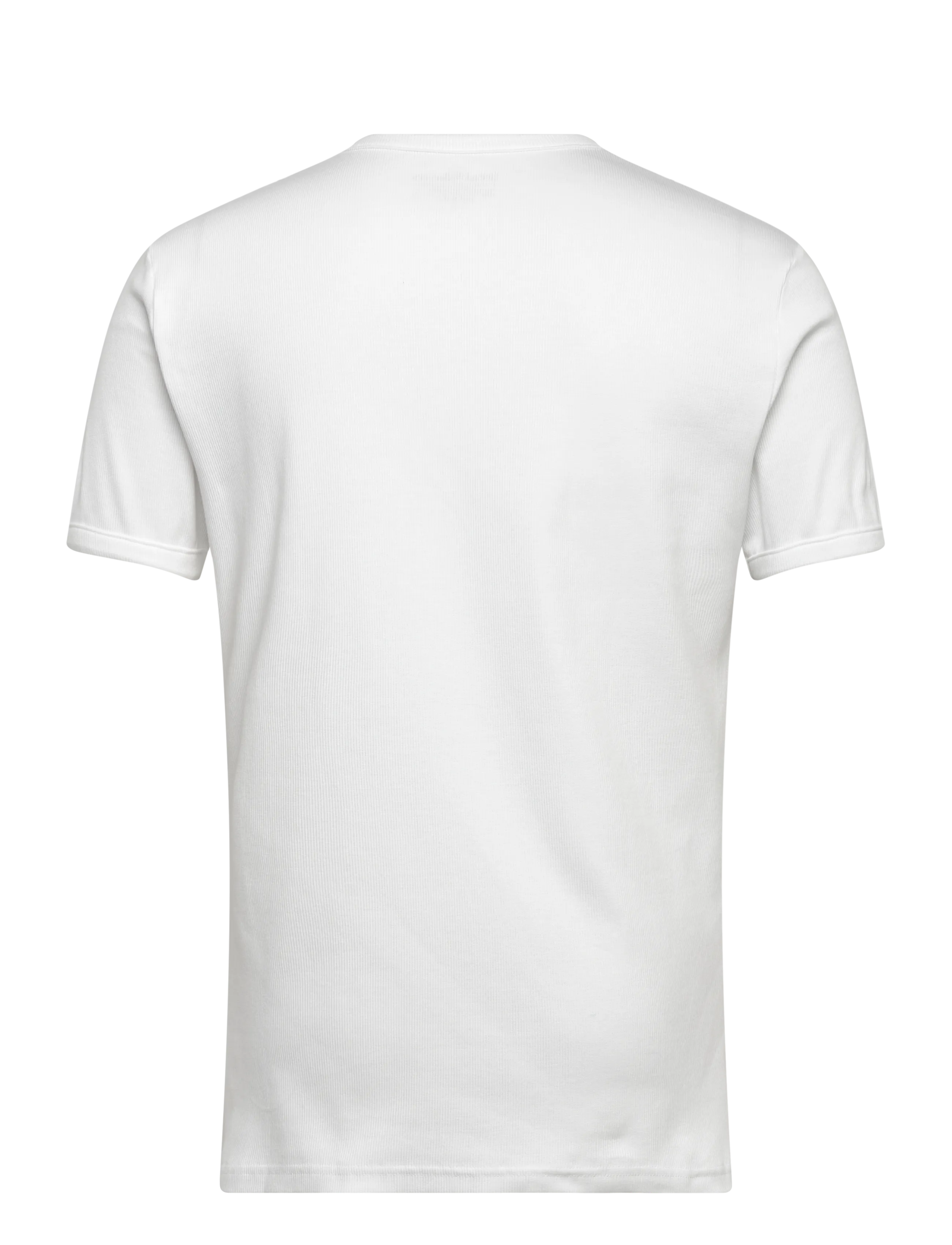 Bread & Boxers - Crew-Neck Ribbed - kurzärmelig - white - 1