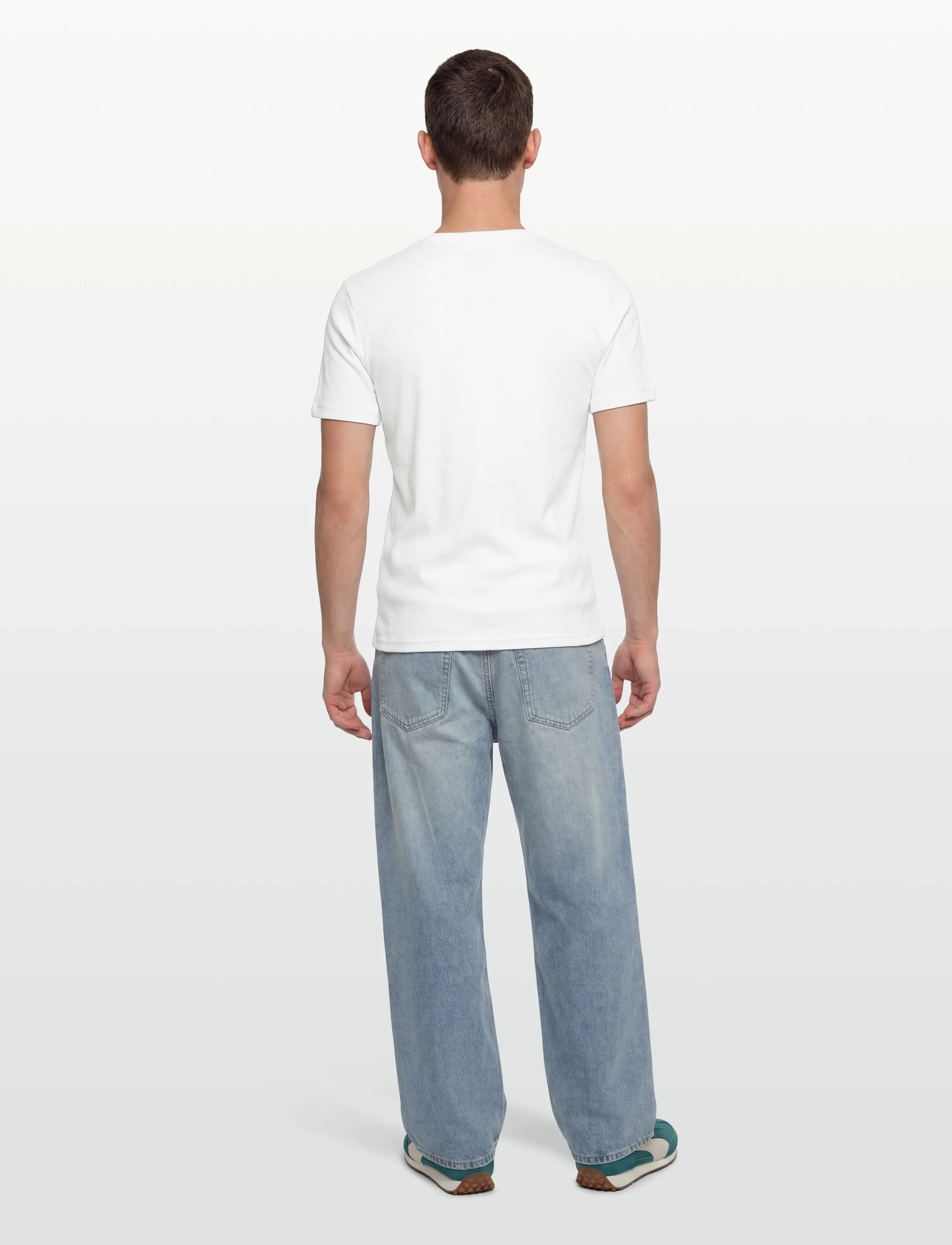 Bread & Boxers - Crew-Neck Ribbed - lühikeste varrukatega t-särgid - white - 4