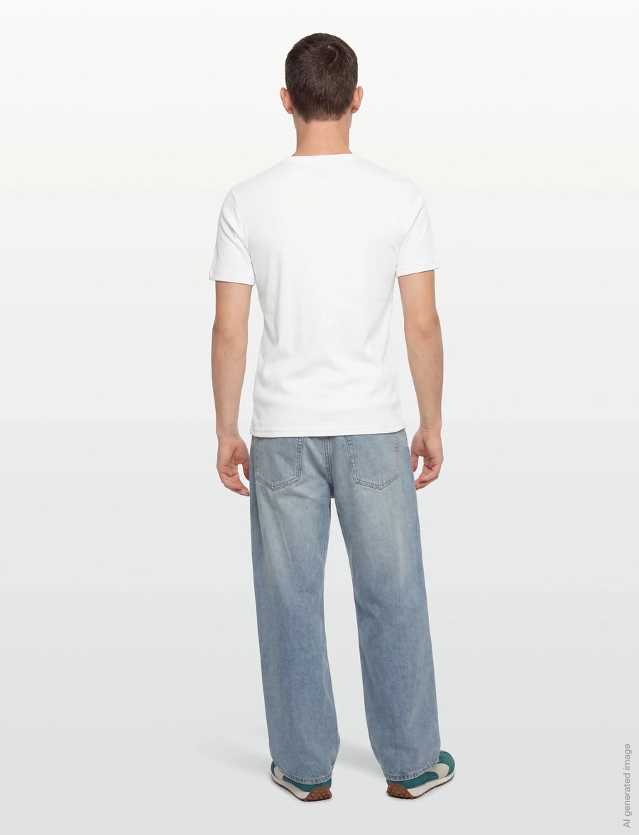 Bread & Boxers - Crew-Neck Ribbed - kurzärmelige t-shirts - white - 4