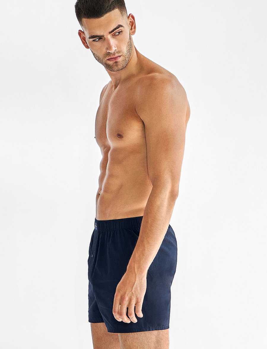 Bread & Boxers - 2-pack Boxer Shorts - multipack underpants - dark navy - 2