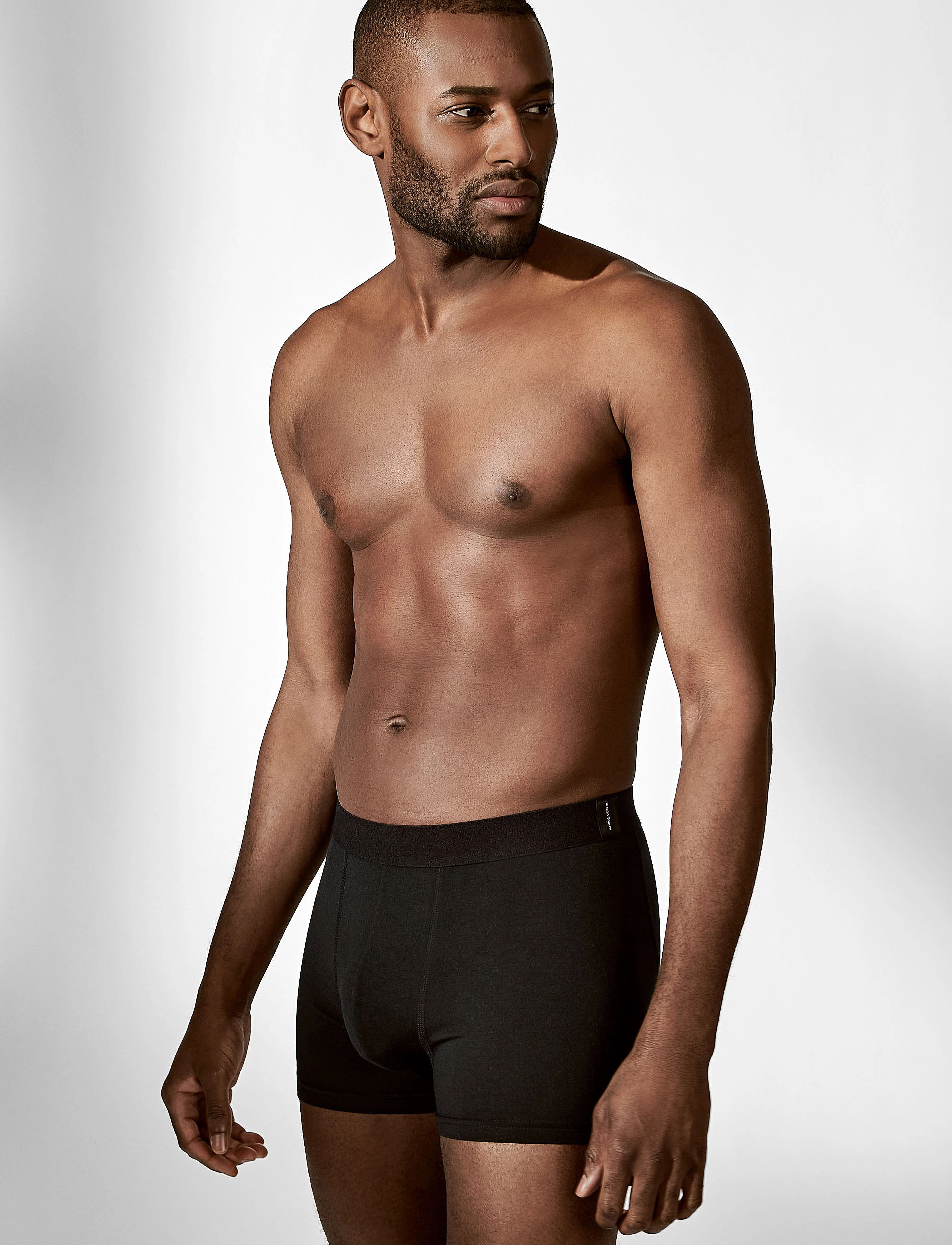 Bread & Boxers Mutlipack Boxer Brief Modal, L, Underwear, Schwarz - Boxers, Männerswear