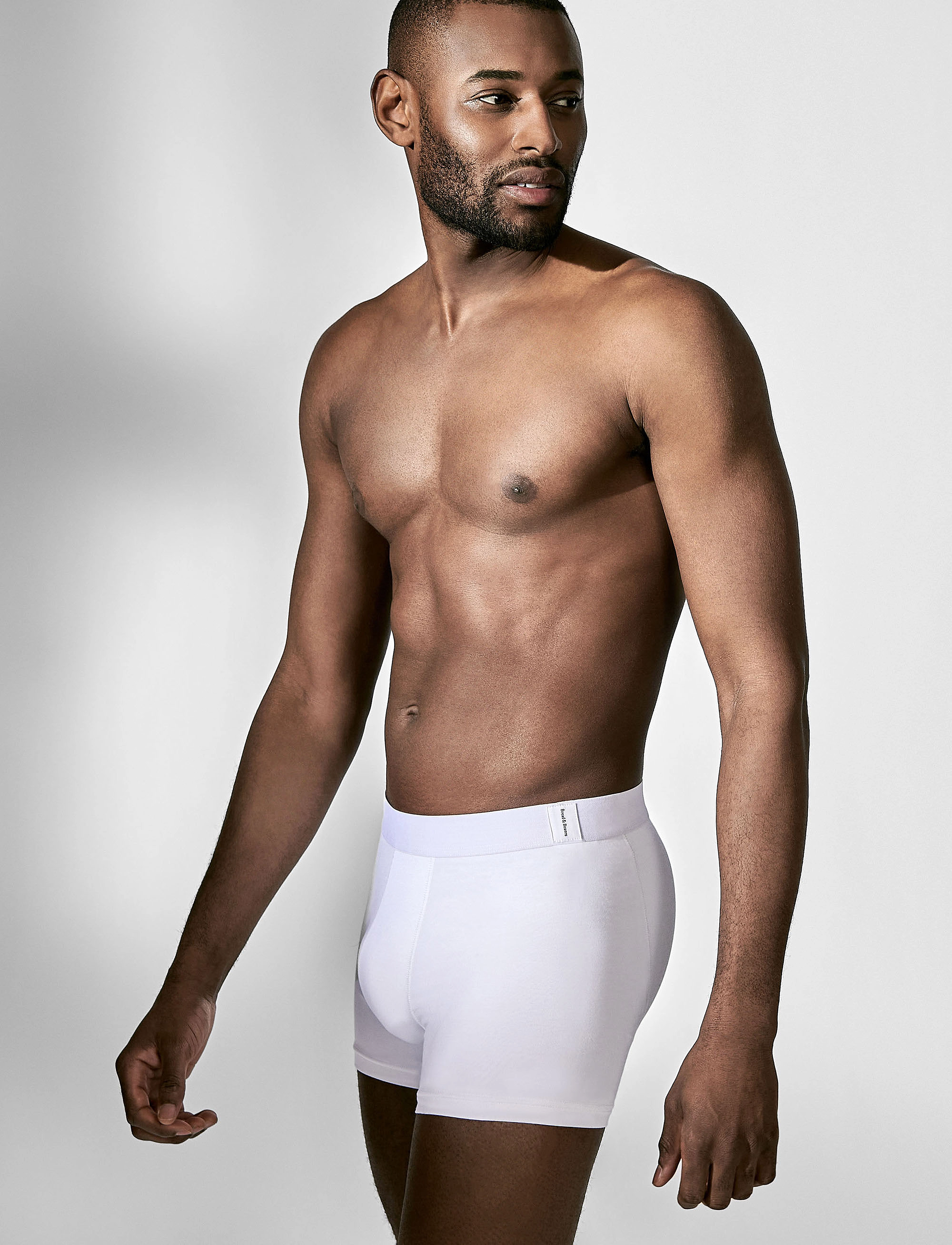 Bread & Boxers - Mutlipack Boxer Brief Modal - trunks - white - 3