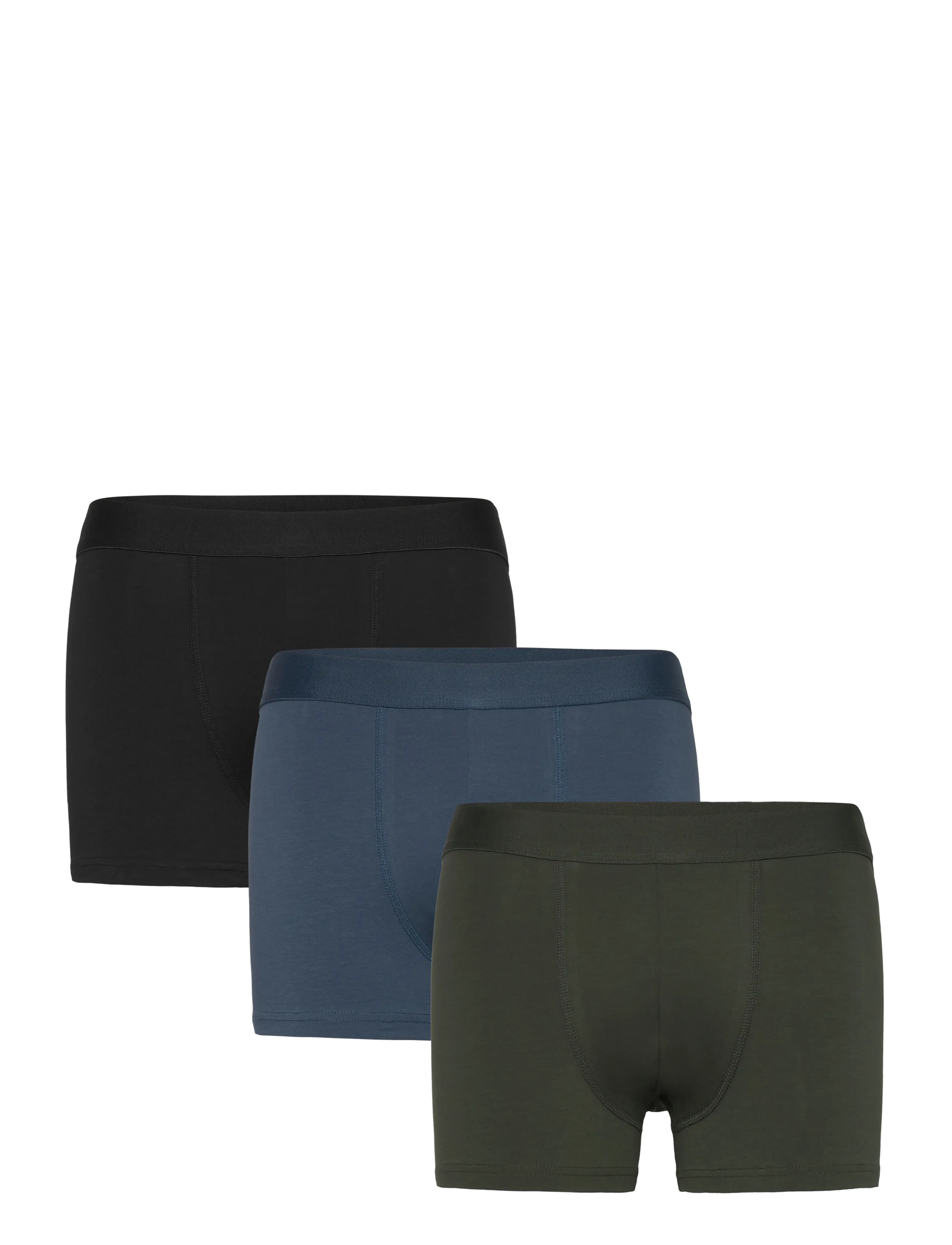 Bread & Boxers 3-pack boxer brief mixed color - Bread & Boxers - ATLANTIC BLUE, DEEP FOREST, BLACK / multi