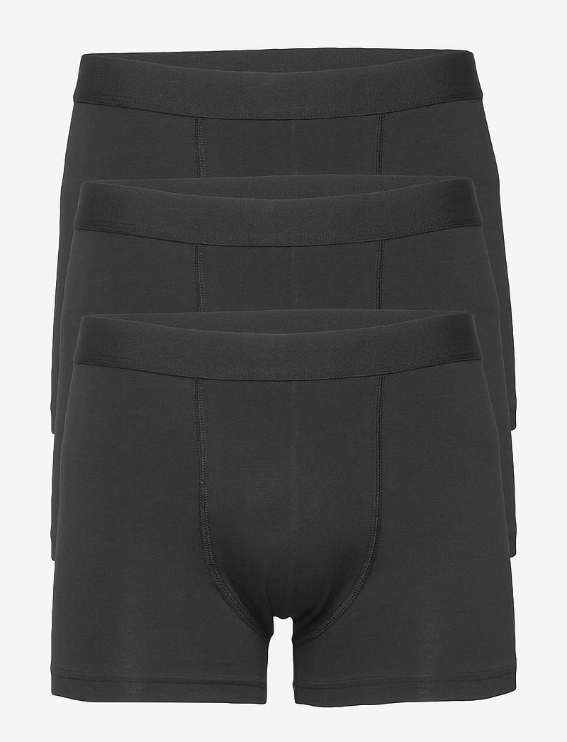 Bread & Boxers - 3-pack boxer brief mixed color - majtki w wielopaku - black - 1