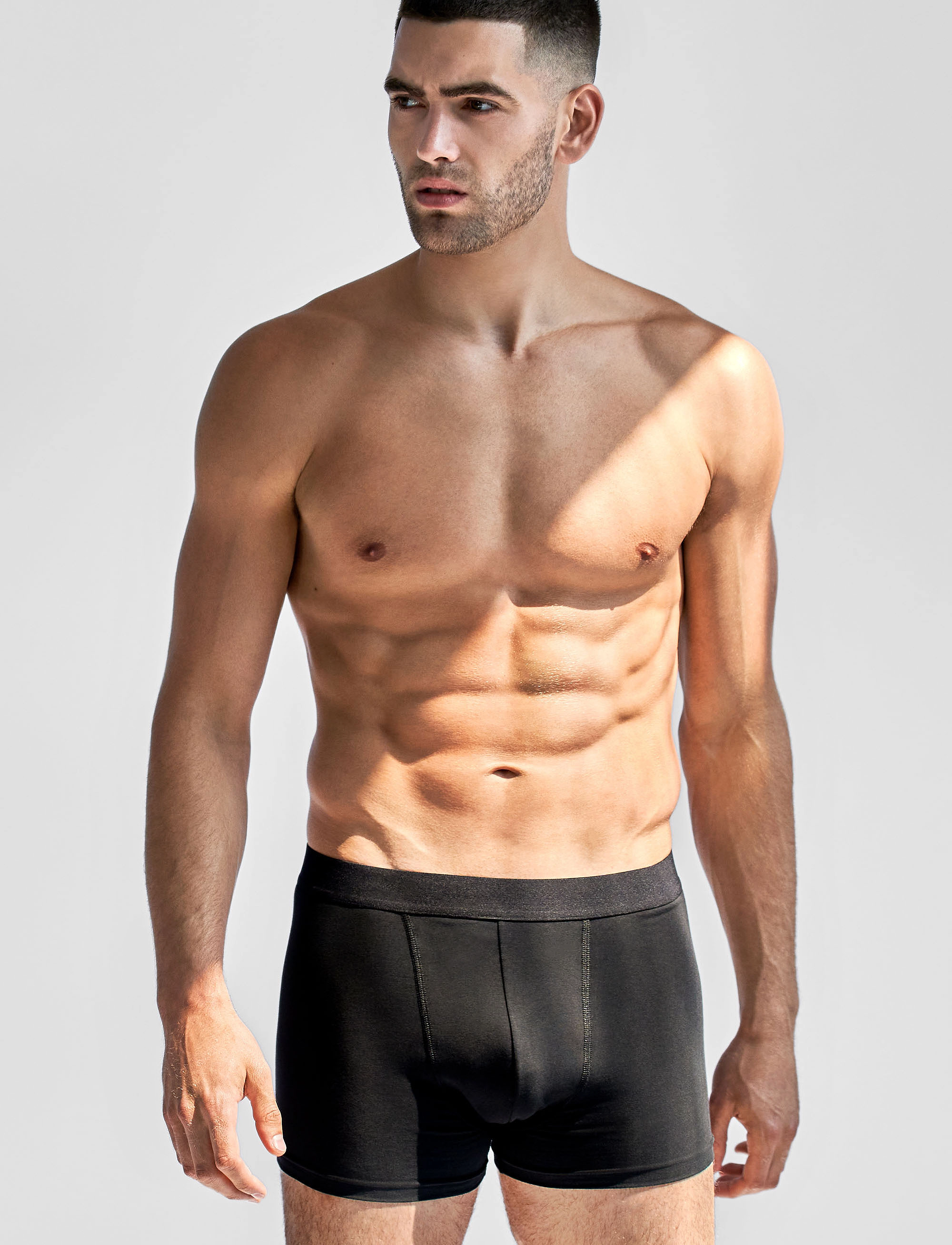 Bread & Boxers 3-Pack Boxer Brief Mixed Color, S, Underwear, Schwarz - Boxers, Männerswear