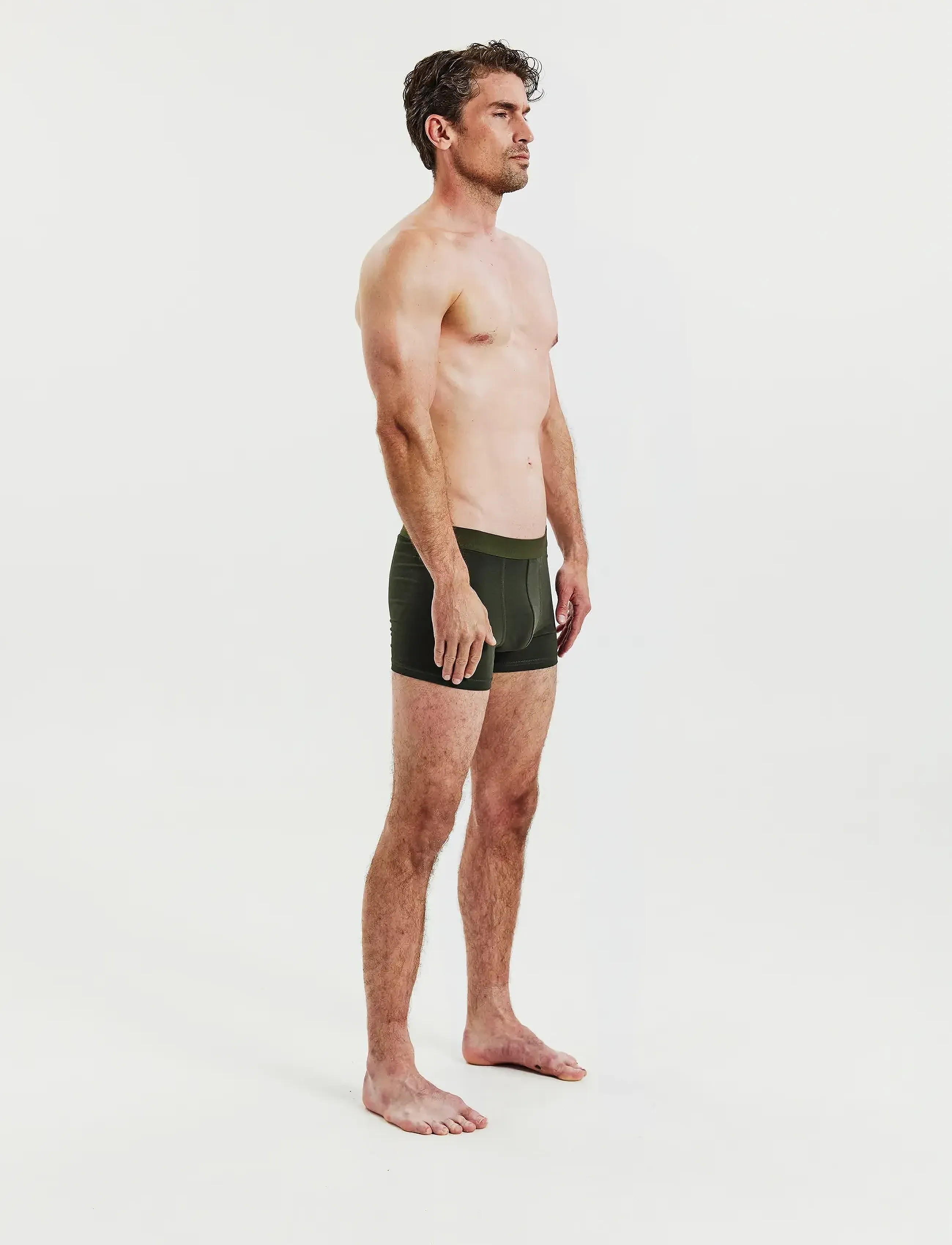 Bread & Boxers - 3-pack Boxer Brief - lowest prices - black, navy, army green - 2