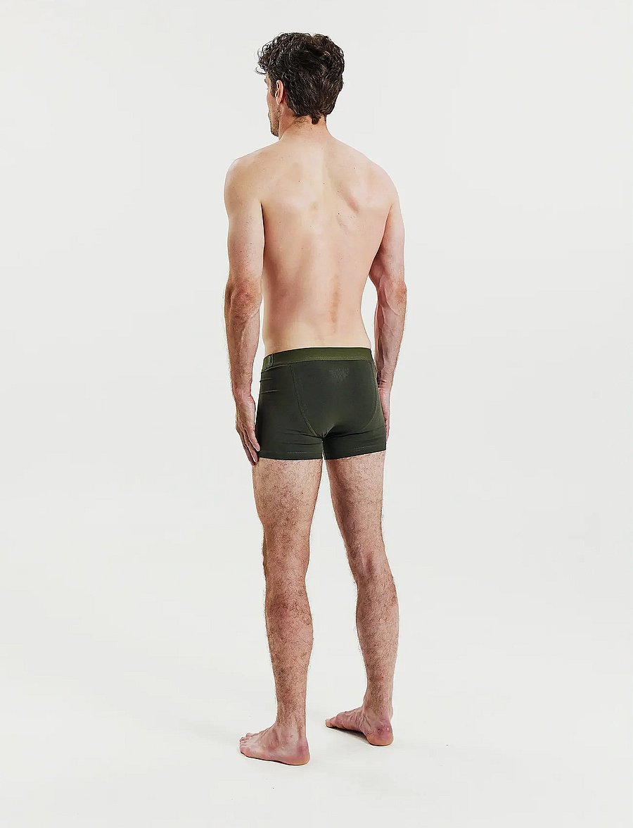 Bread & Boxers - 3-Pack Boxer Brief - lot de sous-vêtements - black, navy, army green - 3