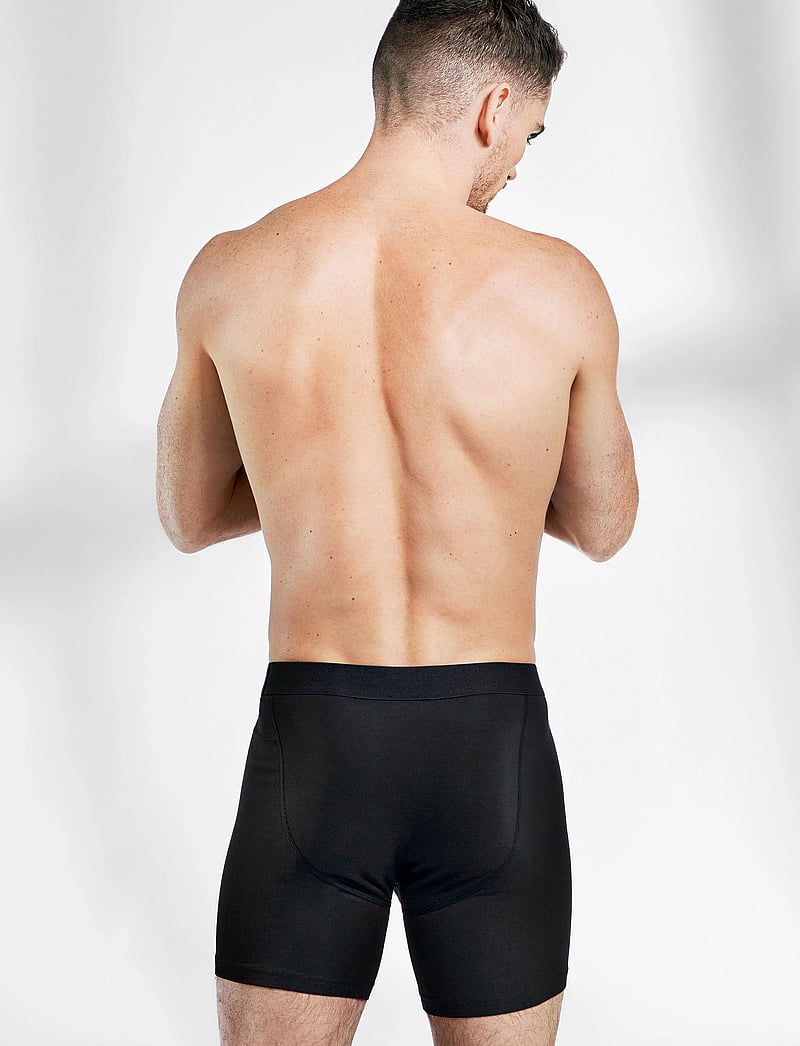 Bread & Boxers - 3-Pack Boxer Brief Extra Long - unterhosen im multipack - black - 3