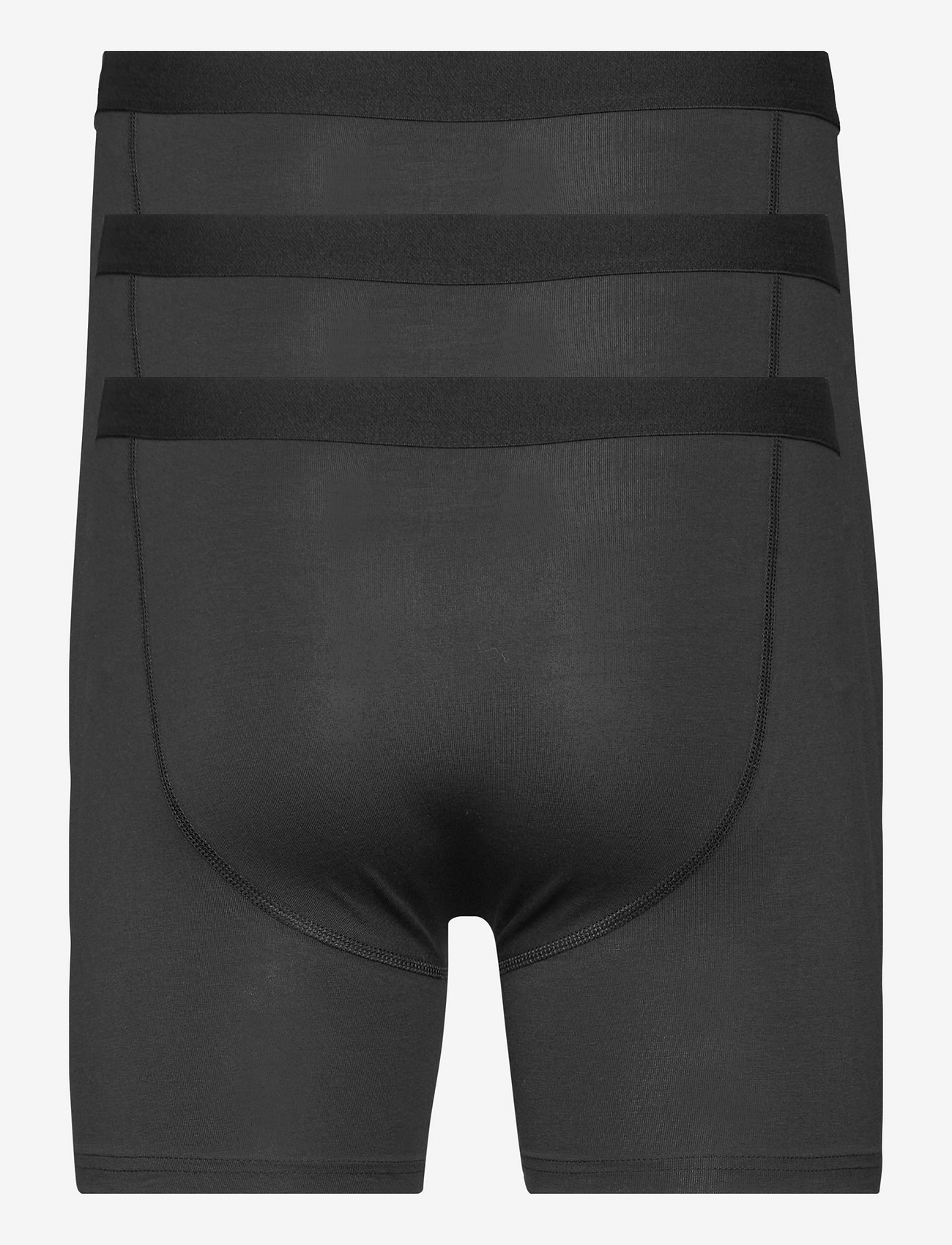 Bread & Boxers - 3-Pack Boxer Brief Extra Long - julklappar under 500kr - black - 4