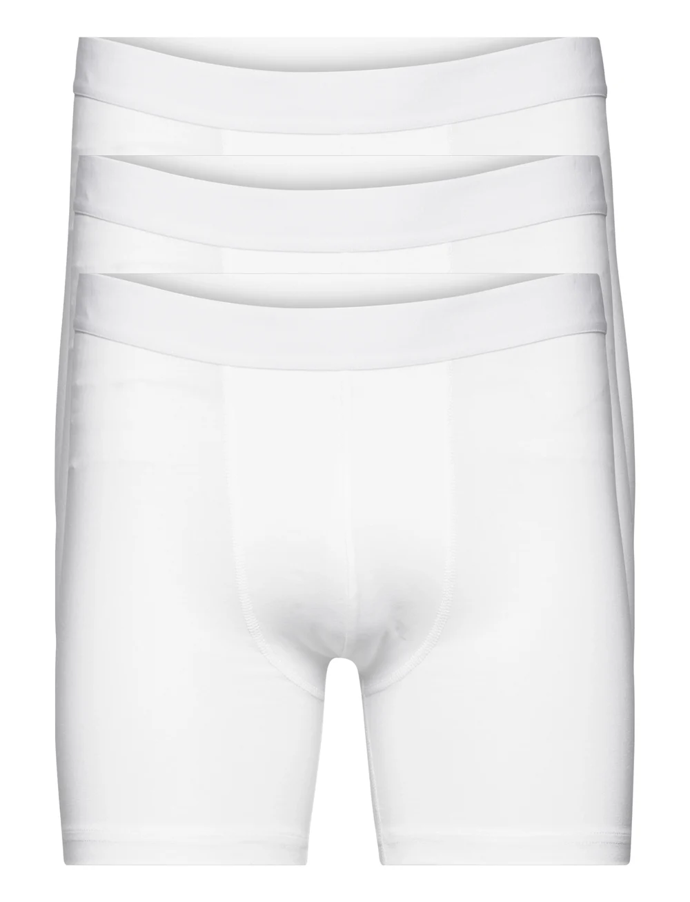 Bread & Boxers - 3-Pack Boxer Brief Extra Long - unterhosen im multipack - white - 1