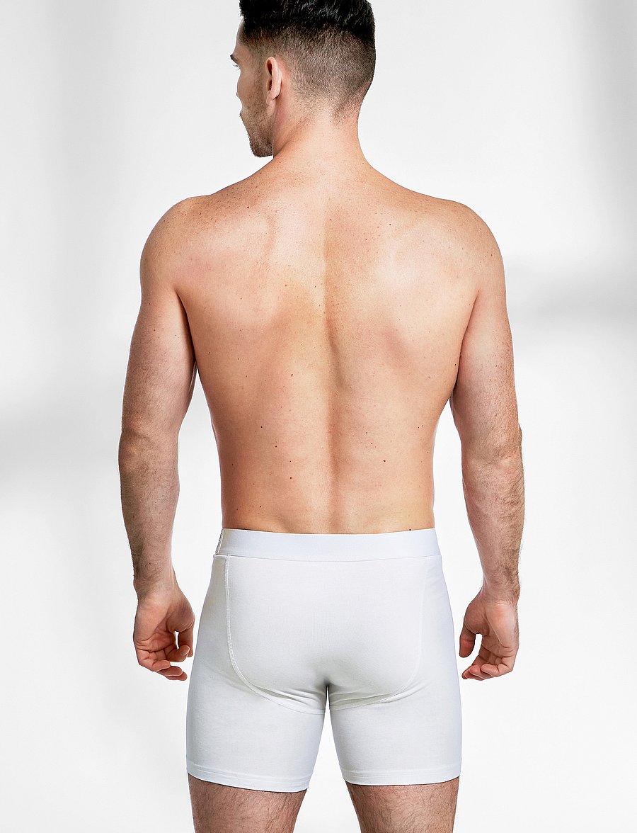 Bread & Boxers - 3-Pack Boxer Brief Extra Long - unterhosen im multipack - white - 3