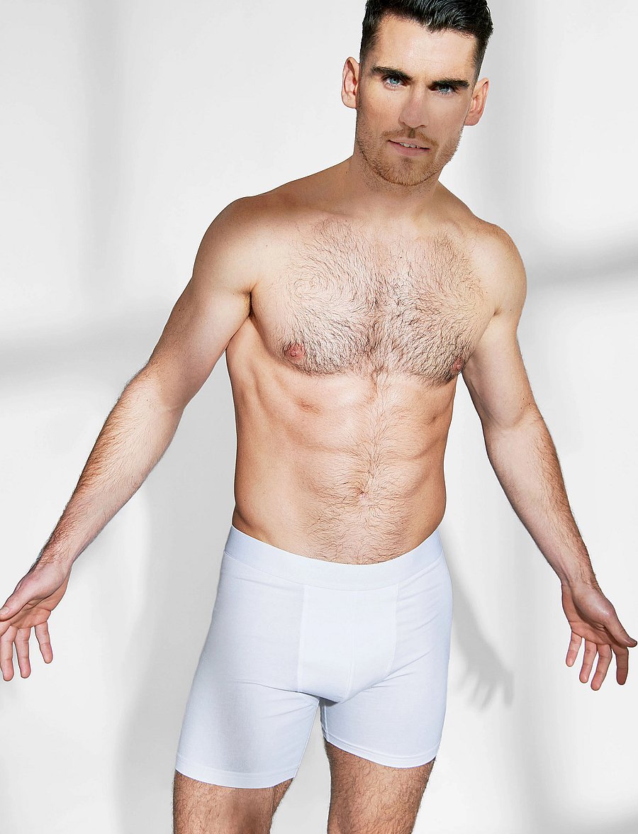 Bread & Boxers - 3-Pack Boxer Brief Extra Long - aluspükste mitmikpakk - white - 5