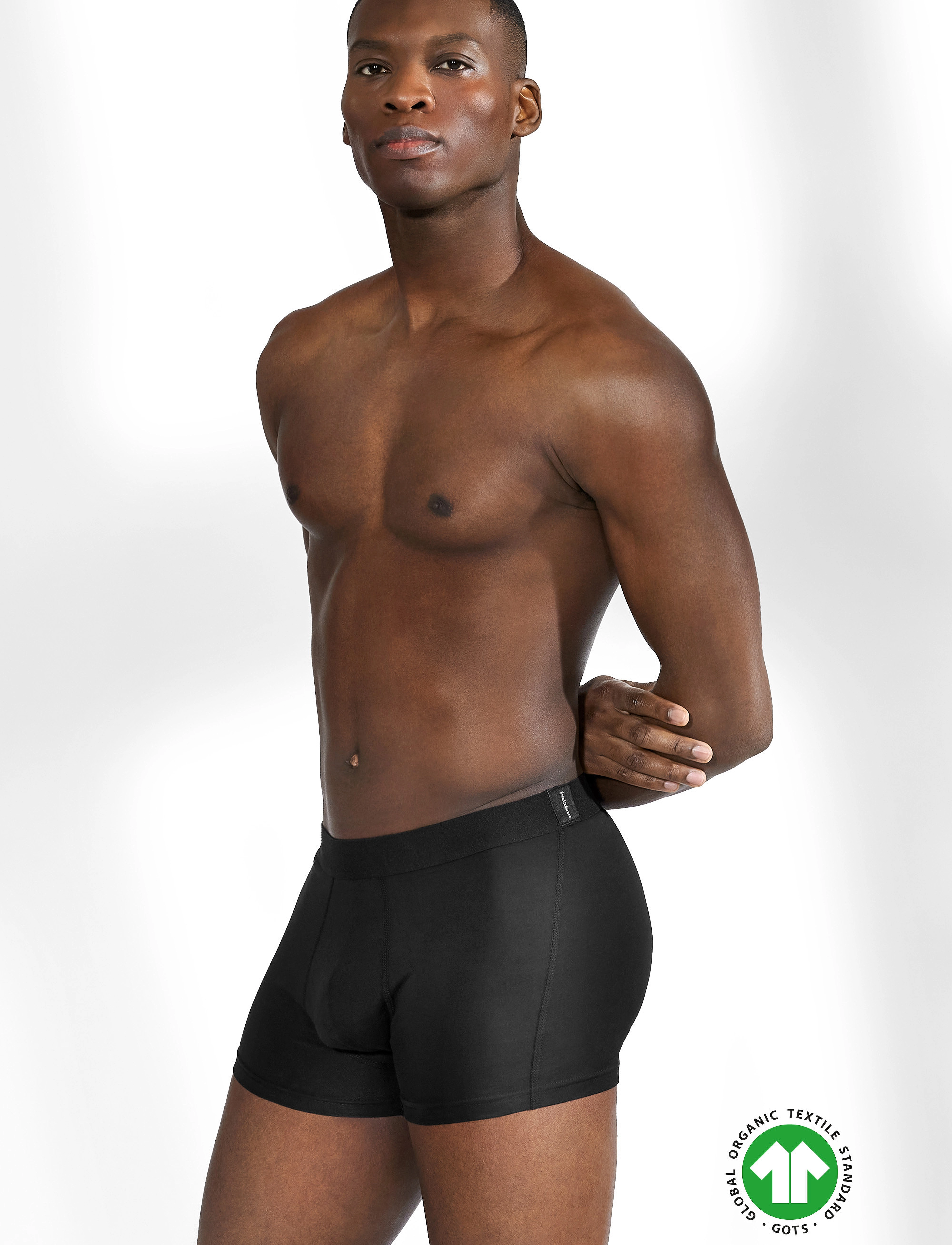 Bread & Boxers 3-Pack Trunk, Mænd, 3-Pak Trunks, Sort, Str: L