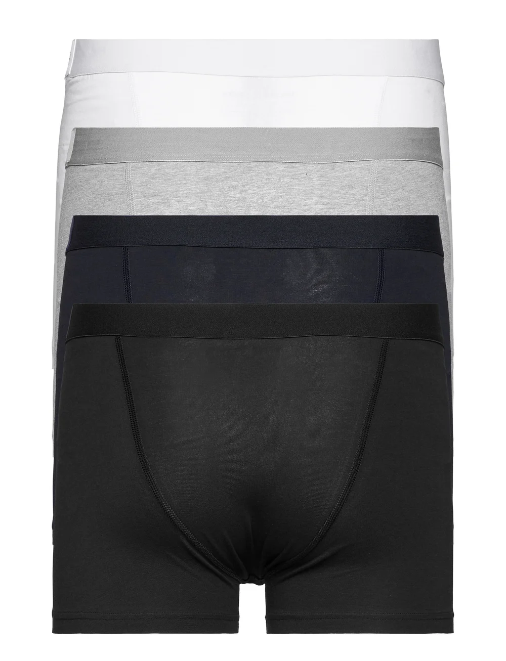 Bread & Boxers - Boxer Brief Multipack - multipack underbukser - white/back/grey/navy - 5