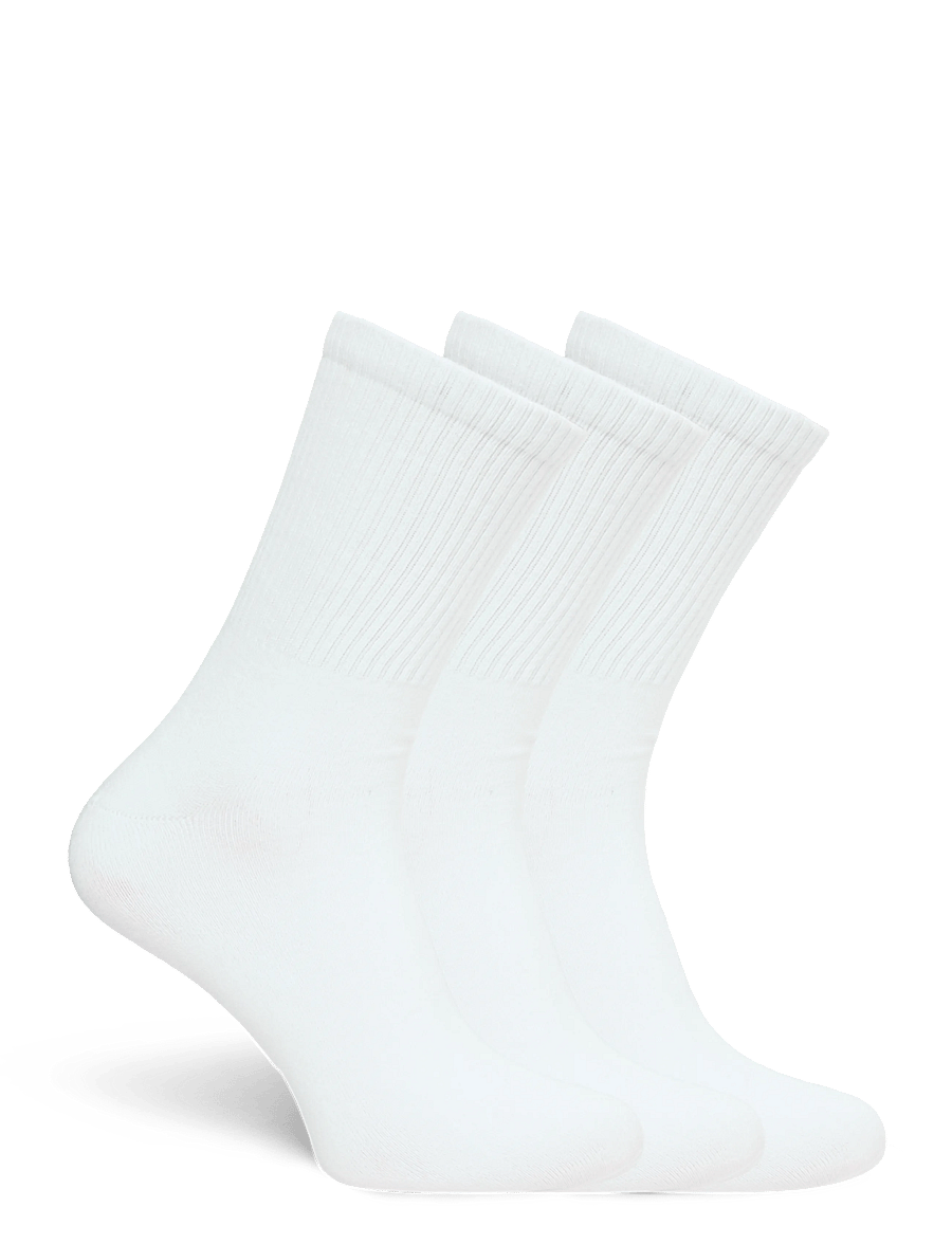 Bread & Boxers - Sport socks 3-pack - white - 0