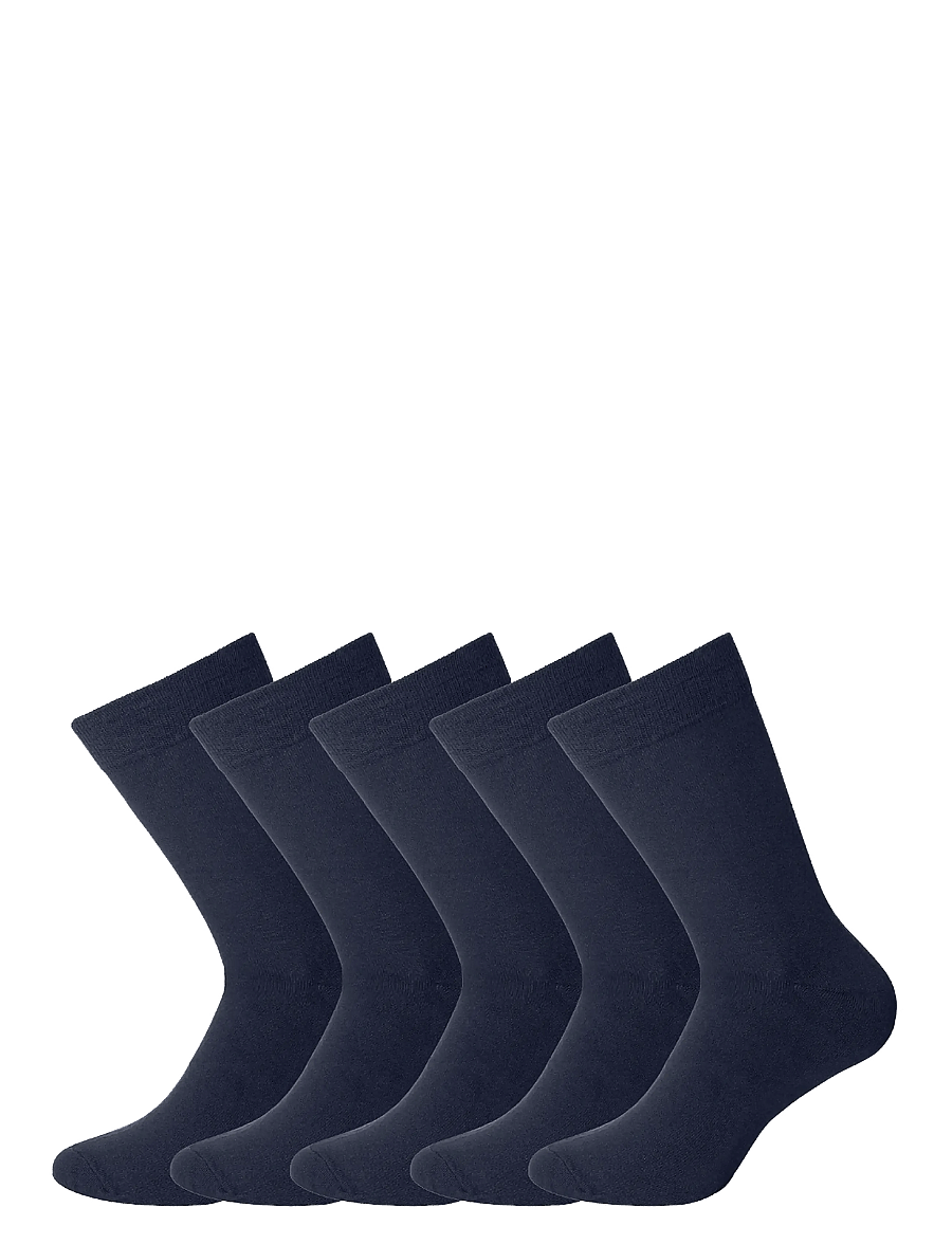 Bread & Boxers - Socks 5-pack Dark Navy - klassikalised sokid - dark navy - 0