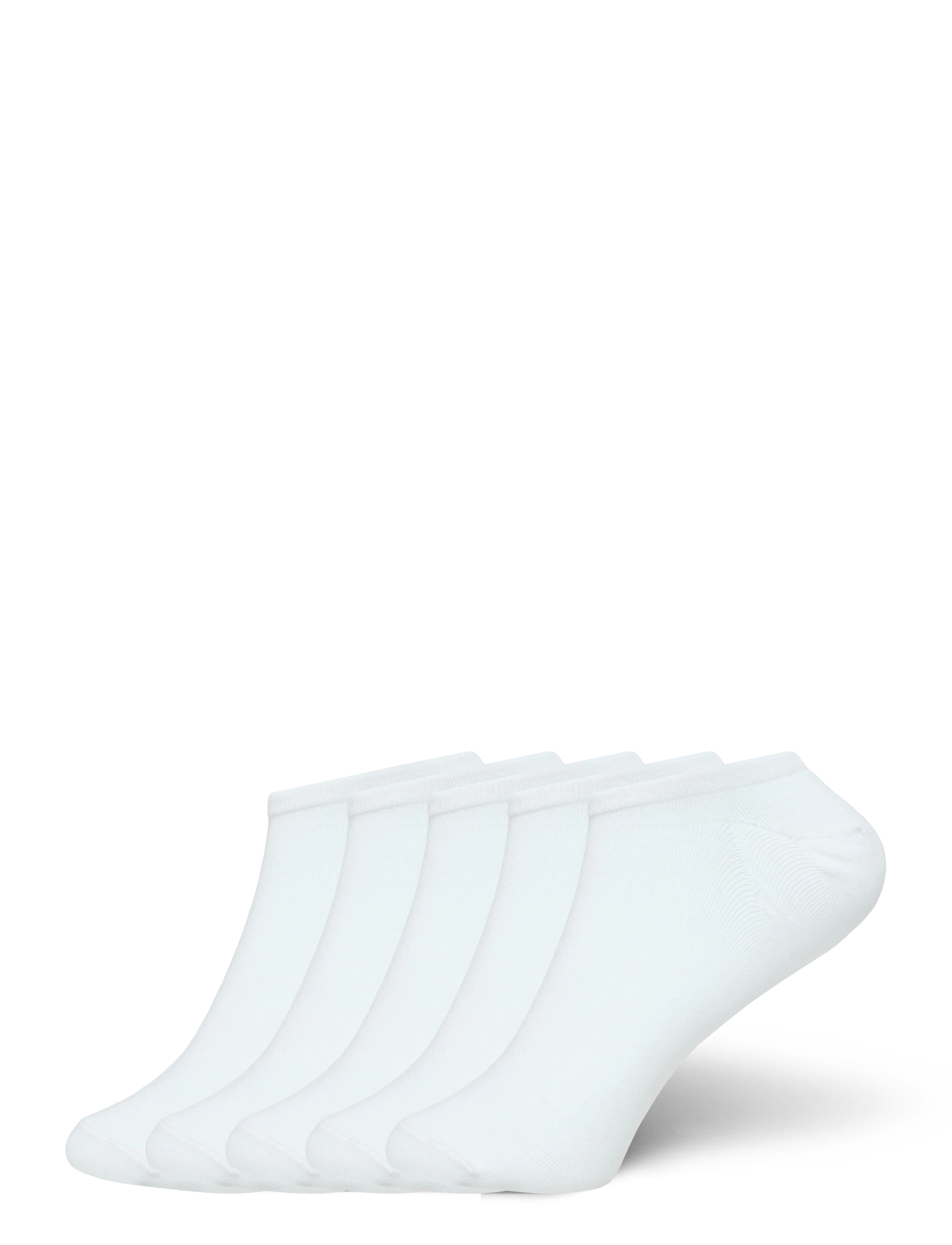 Bread & Boxers Ankle socks 5-pack - Lühikesed sokid - WHITE / white