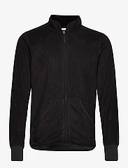 Bread & Boxers - Fleece Jacket - mid layer jackets - black - 0