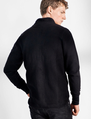 Bread & Boxers - Fleece Jacket - mid layer jackets - black - 4