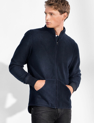 Bread & Boxers - Fleece Jacket - mid layer jackets - navy blue - 2