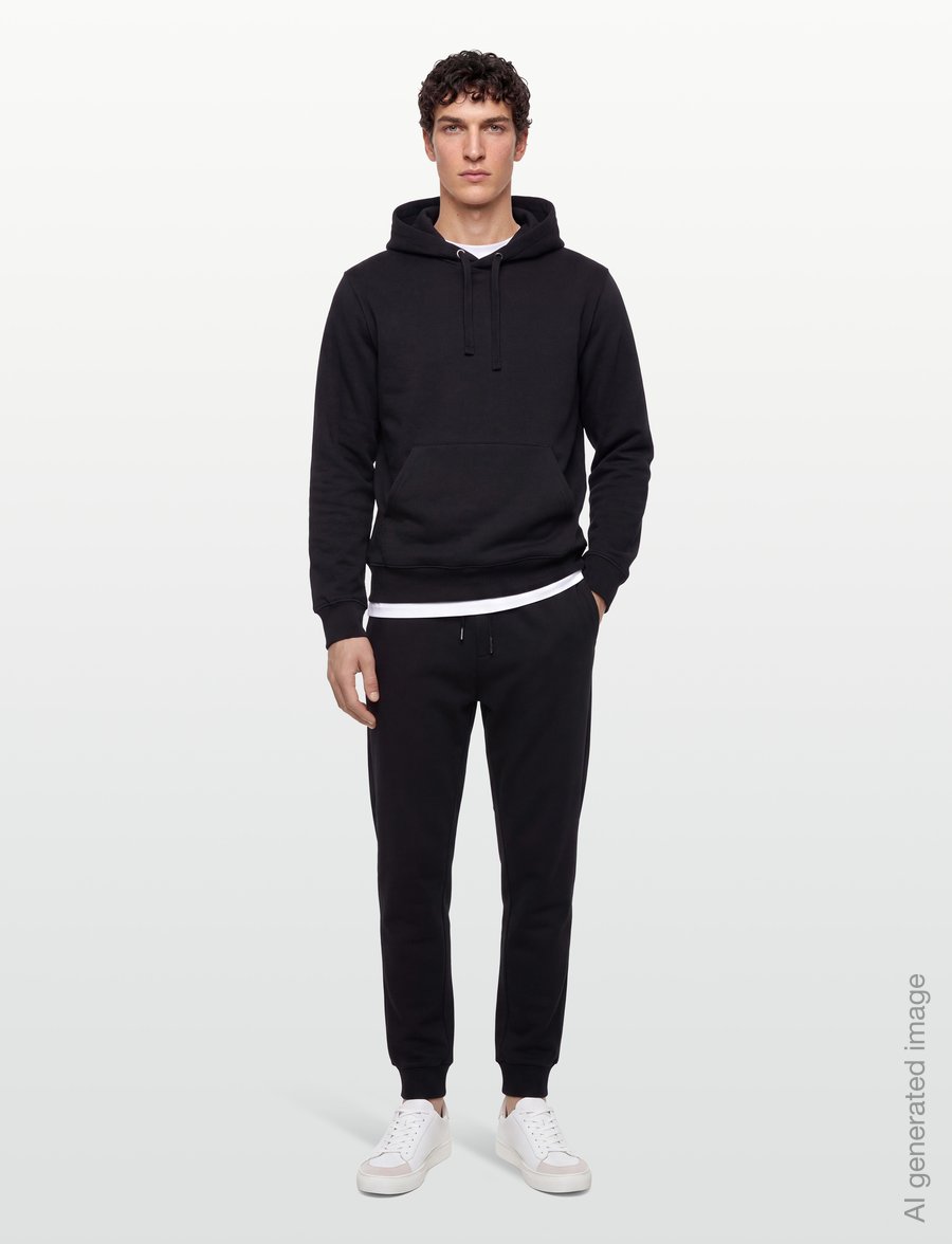 Bread & Boxers - Lounge Pant (GOTS) - pyjama bottoms - black - 0