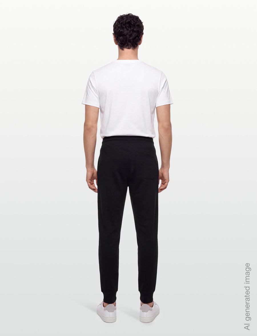 Bread & Boxers - Lounge Pant (GOTS) - pyjama bottoms - black - 4