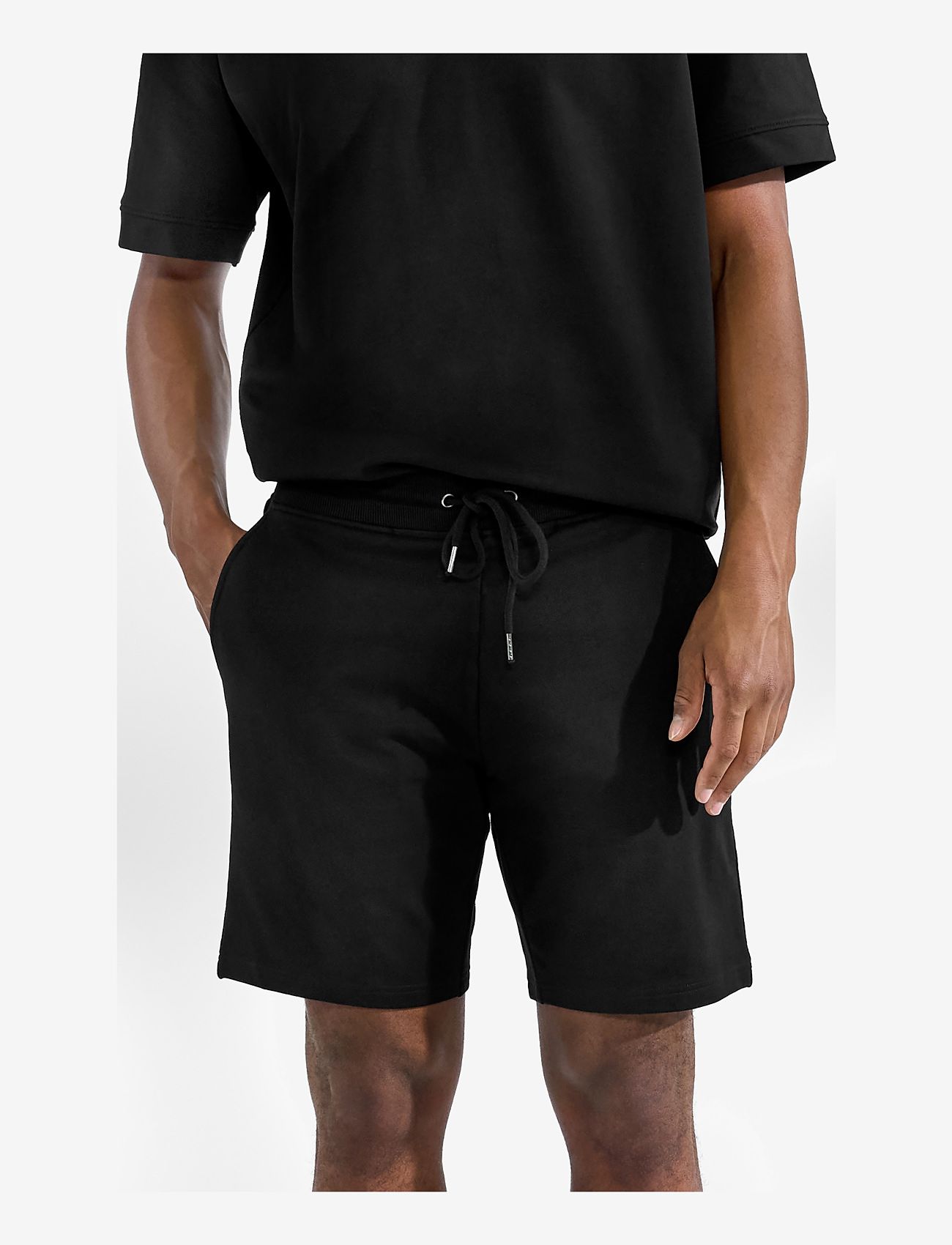 Bread & Boxers - Lounge Shorts - sweatshorts - black - 2