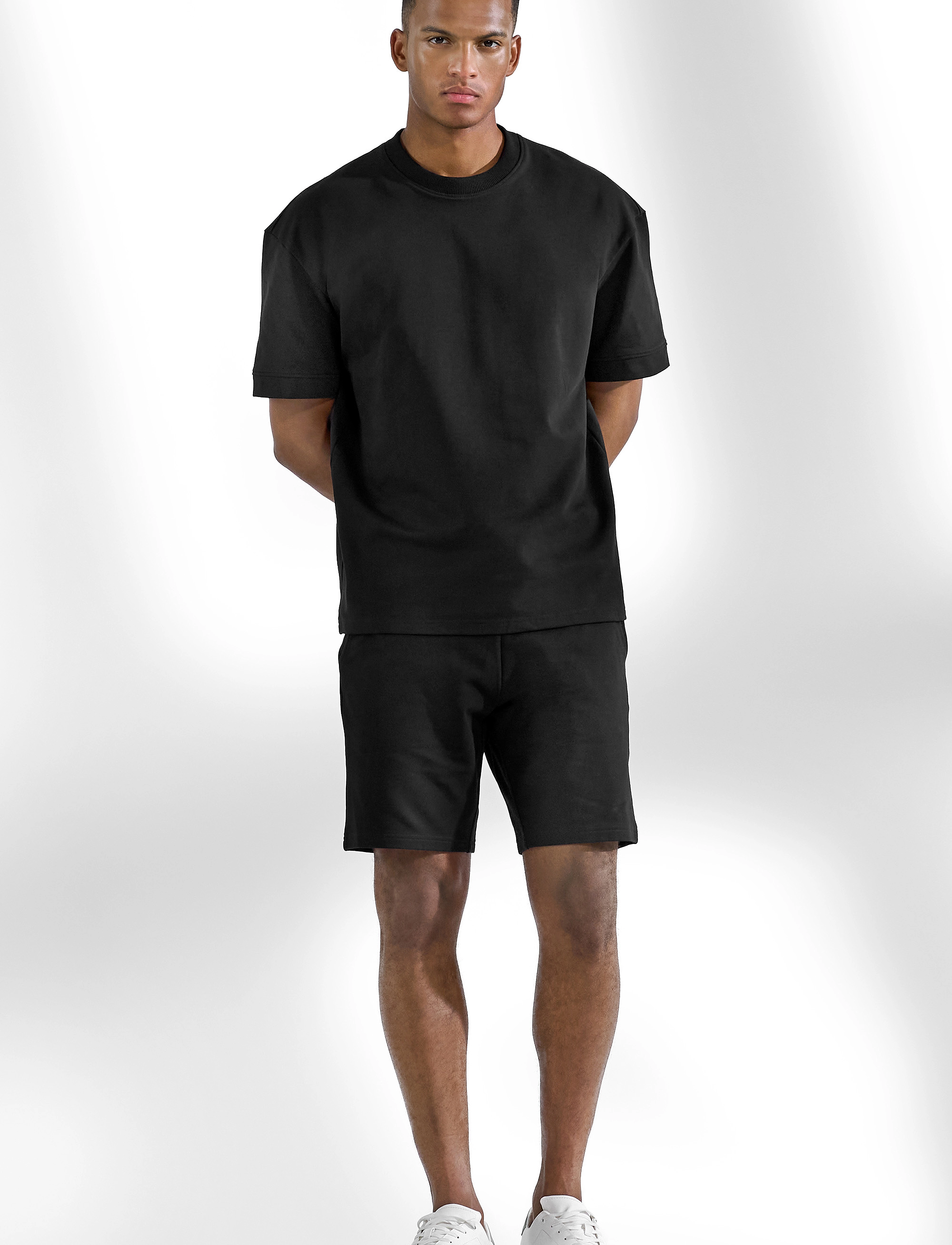 Bread & Boxers Lounge Short - Streetstyle - BLACK / black