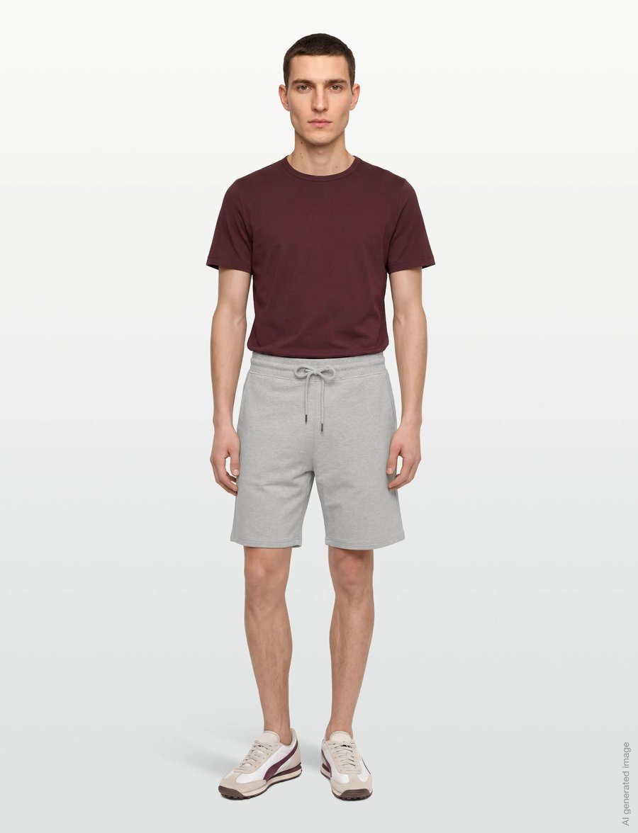 Bread & Boxers - Lounge shorts - lühikesed dressipüksid - grey melange - 0
