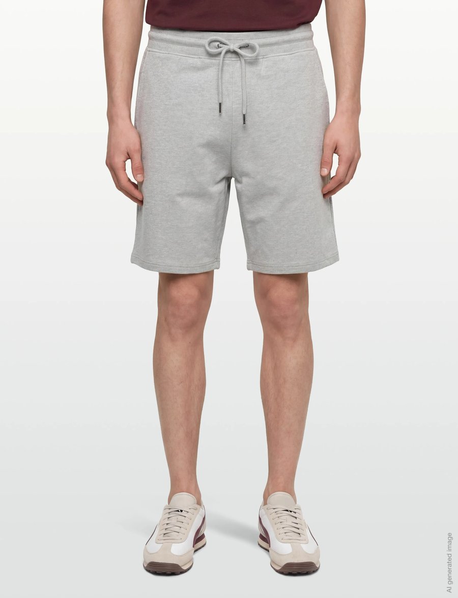 Bread & Boxers - Lounge shorts - lühikesed dressipüksid - grey melange - 3
