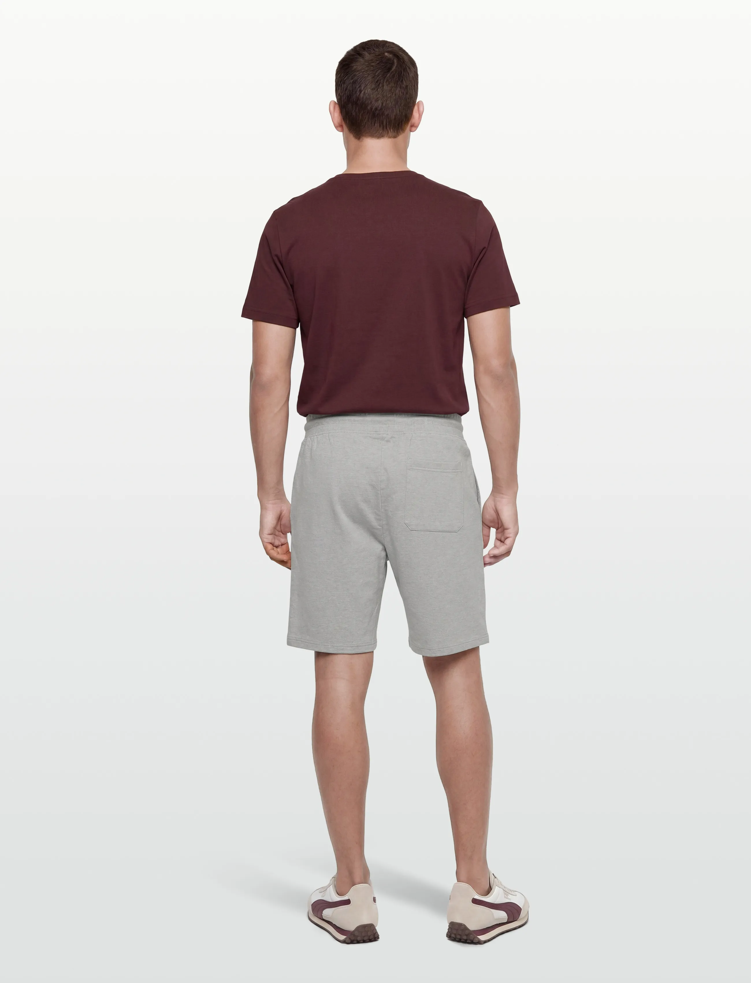 Bread & Boxers - Lounge shorts - lühikesed dressipüksid - grey melange - 4