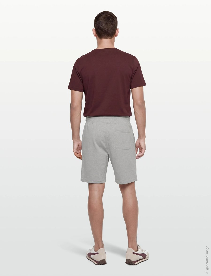 Bread & Boxers - Lounge shorts - lühikesed dressipüksid - grey melange - 4
