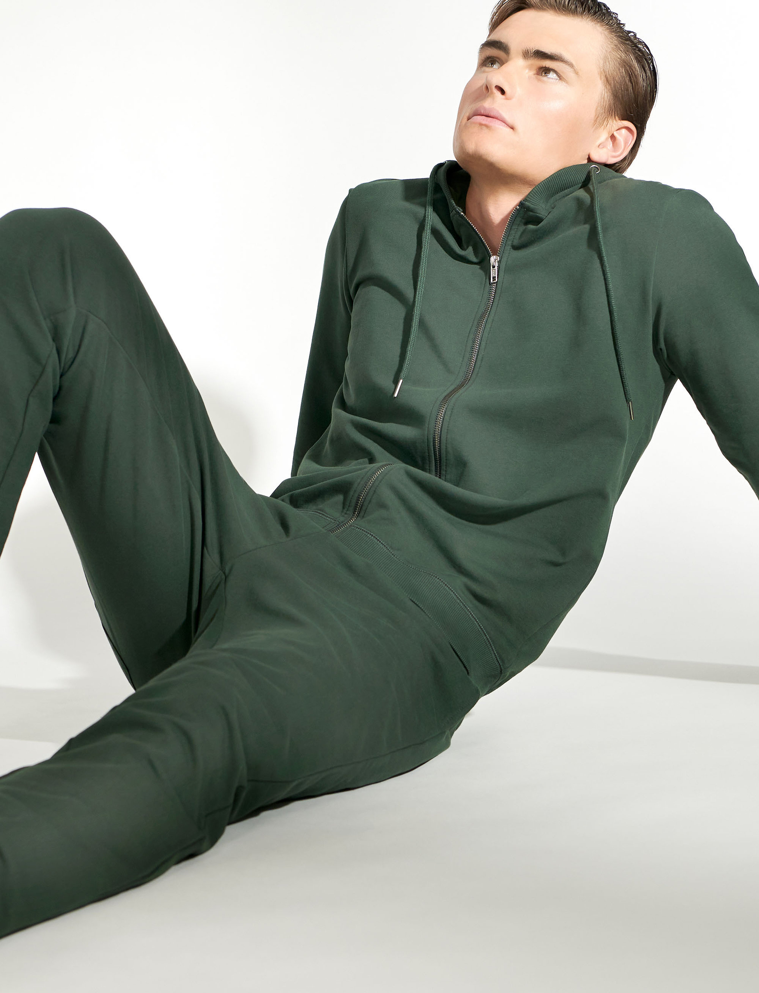 Bread & Boxers - Zip Hoodie - forest green - 4