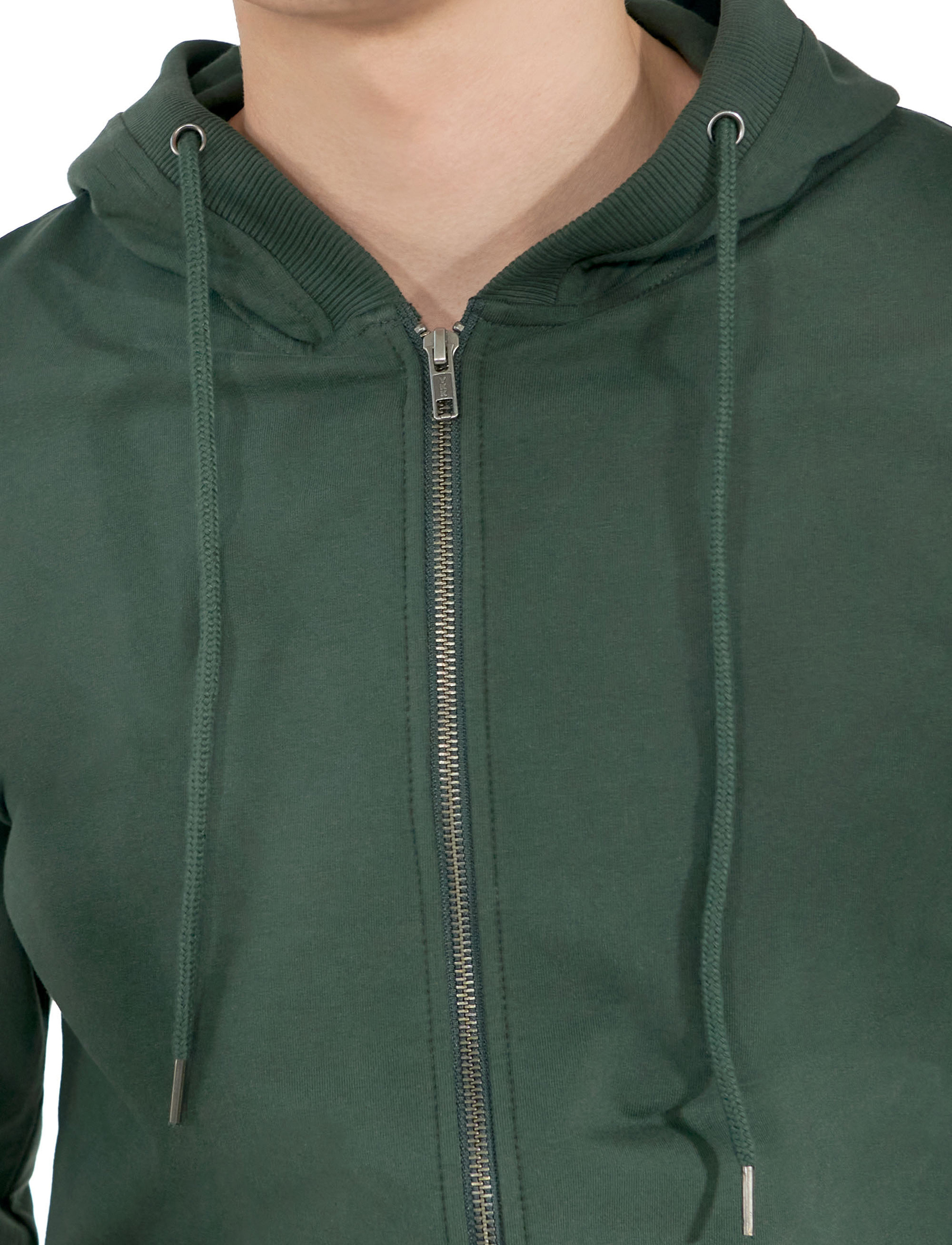 Bread & Boxers - Zip Hoodie - forest green - 5